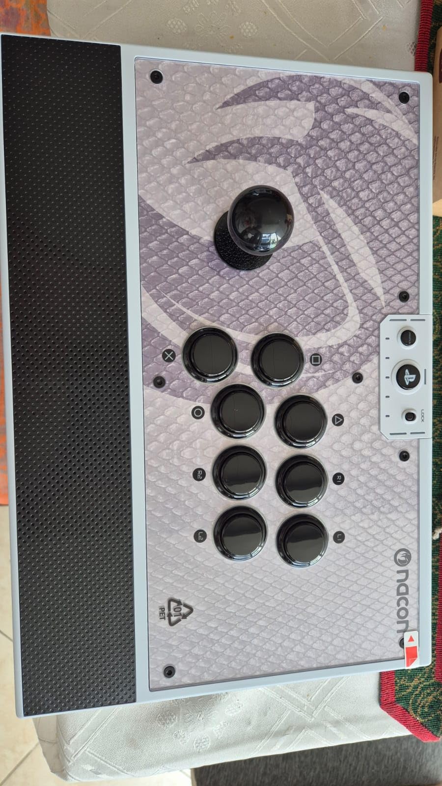 Nacon Daija Arcade Fight Stick Officially Licensed for PlayStation | For PS5, PS4 and Windows 10, 11 PC - Sanwa Joysticks and Action Buttons, Customizable Front Plate, 3-Meter Cable customer photo 2