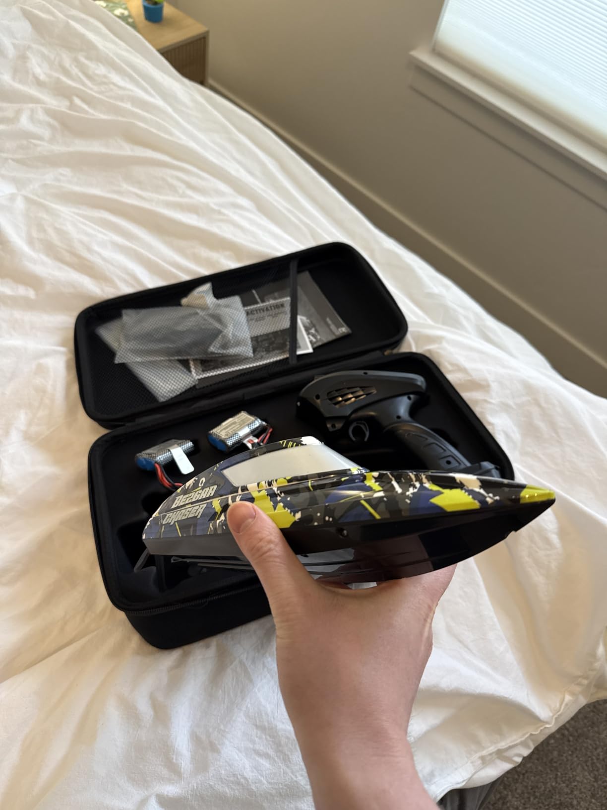 BEZGAR TX123 Remote Control Boats - Fast Speed RC Boat 32+ KPH with Suitcase for Lakes & Pools & Salt Water customer photo 2