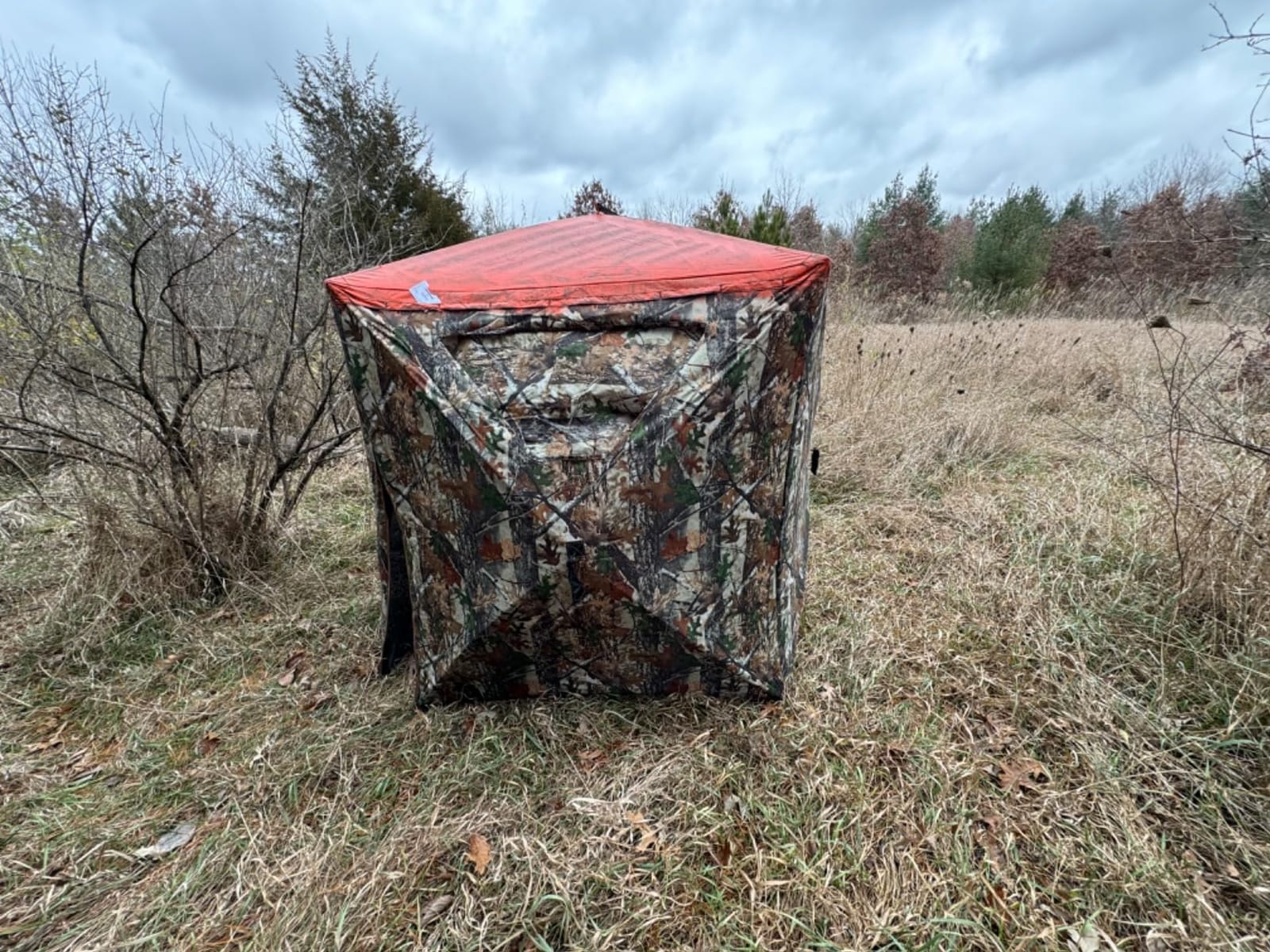 Lenotos Hunting Blind, 2 Person Pop Up Blinds 360 Degree See Through, Portable Durable Hunting Ground Blinds for Deer & Turkey Hunting customer photo 2