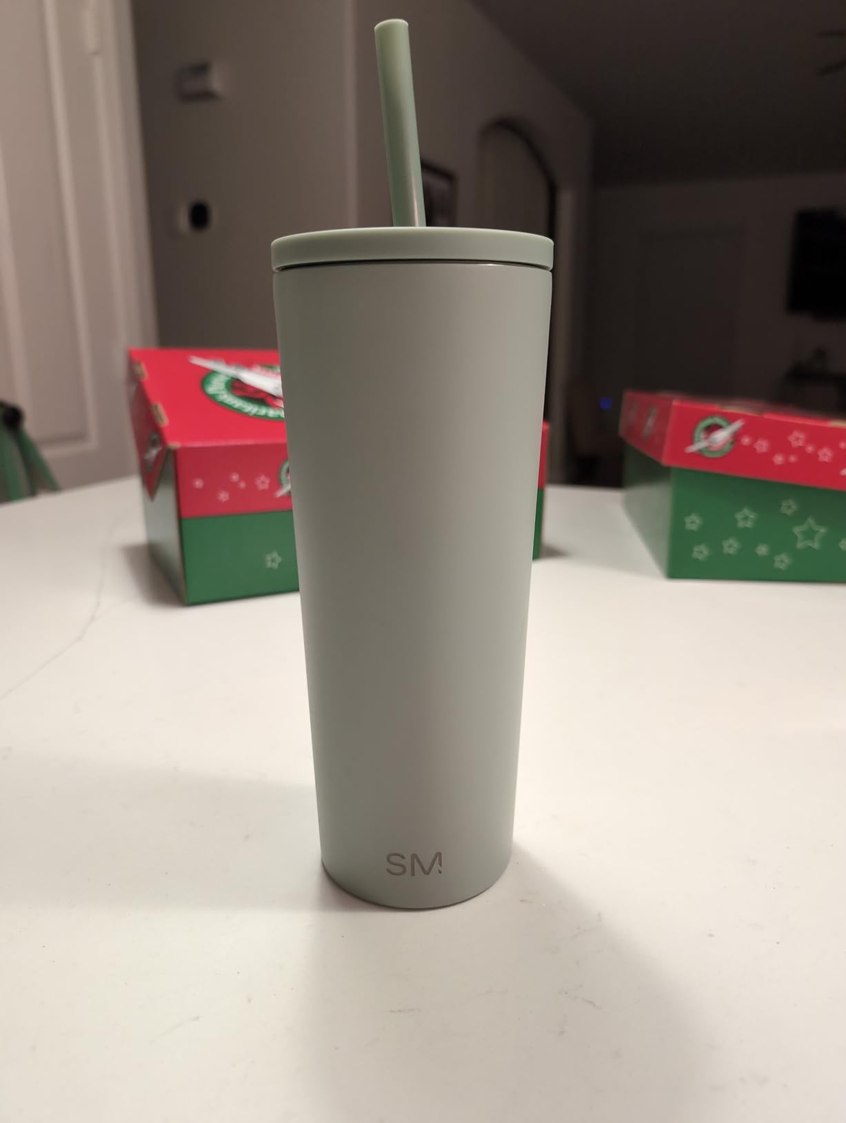 Simple Modern Iced Coffee Tumbler, Insulated 24oz, Reusable Stainless Steel Cup, Travel Mug with Straw, Cupholder Friendly customer photo 2