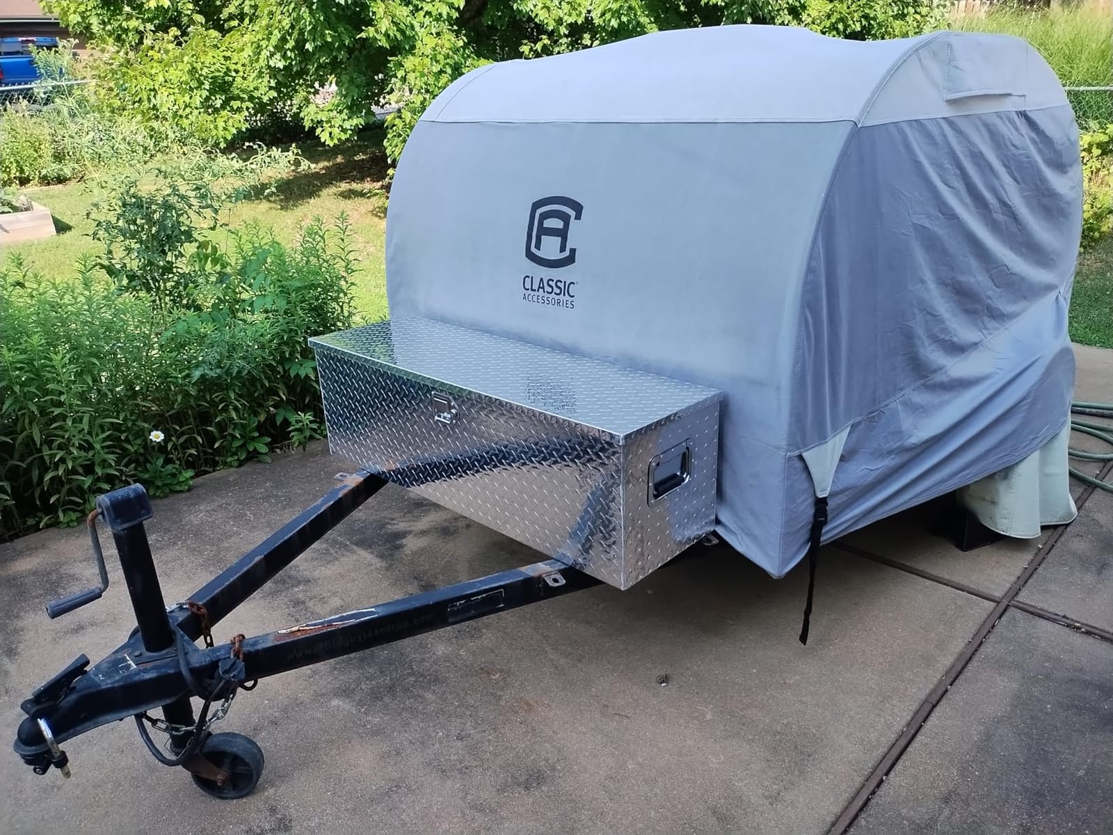 VEVOR Heavy Duty Aluminum Truck Bed Tool Box, Diamond Plate, 39