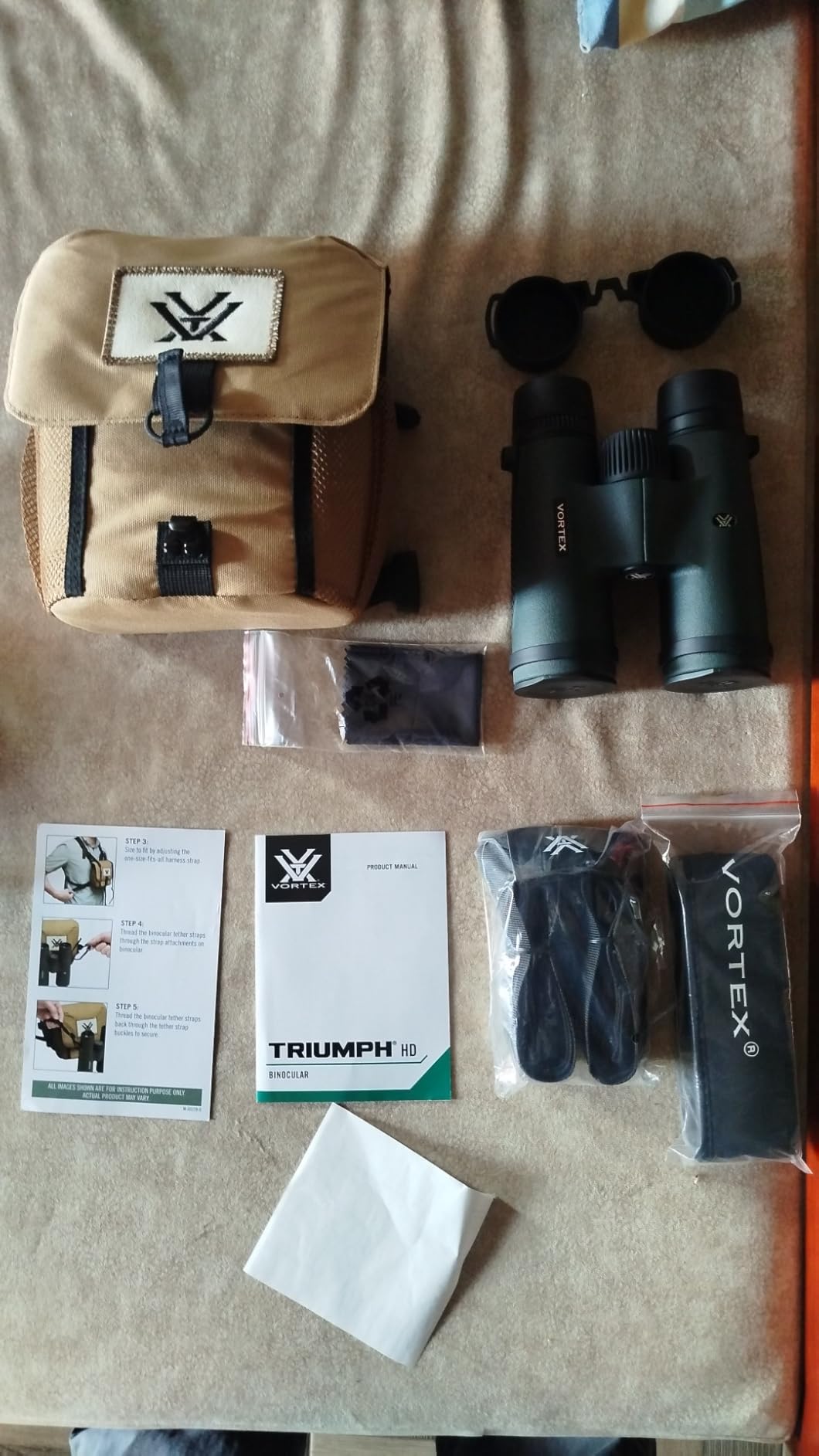 Vortex Triumph HD 10x42 Binoculars | HD Optics, Tripod Adaptable, Waterproof, Fogproof, Shockproof, Included Glasspak Harness - Unlimited, Unconditional Warranty customer photo 2