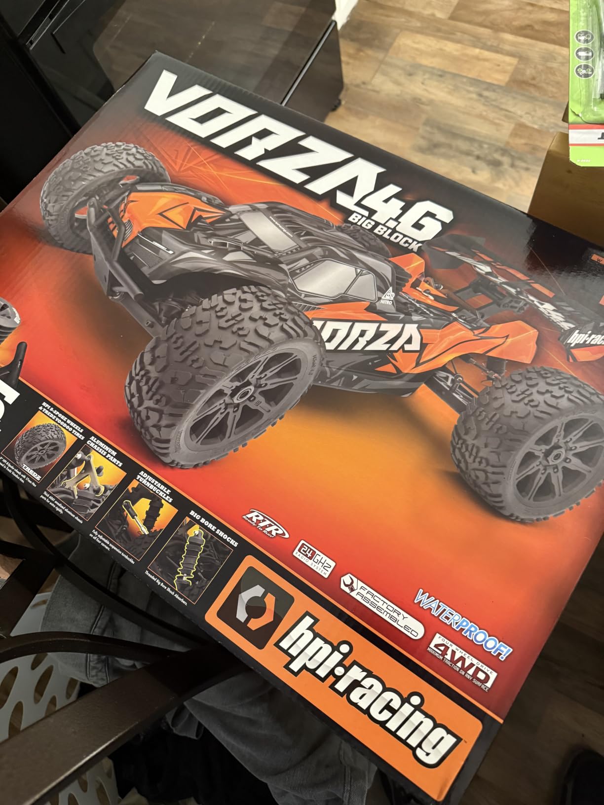 HPI Racing 160180 Vorza 4.6 Truggy, 1/8 4WD RTR Big Block Nitro w/2.4Ghz Radio customer photo 1