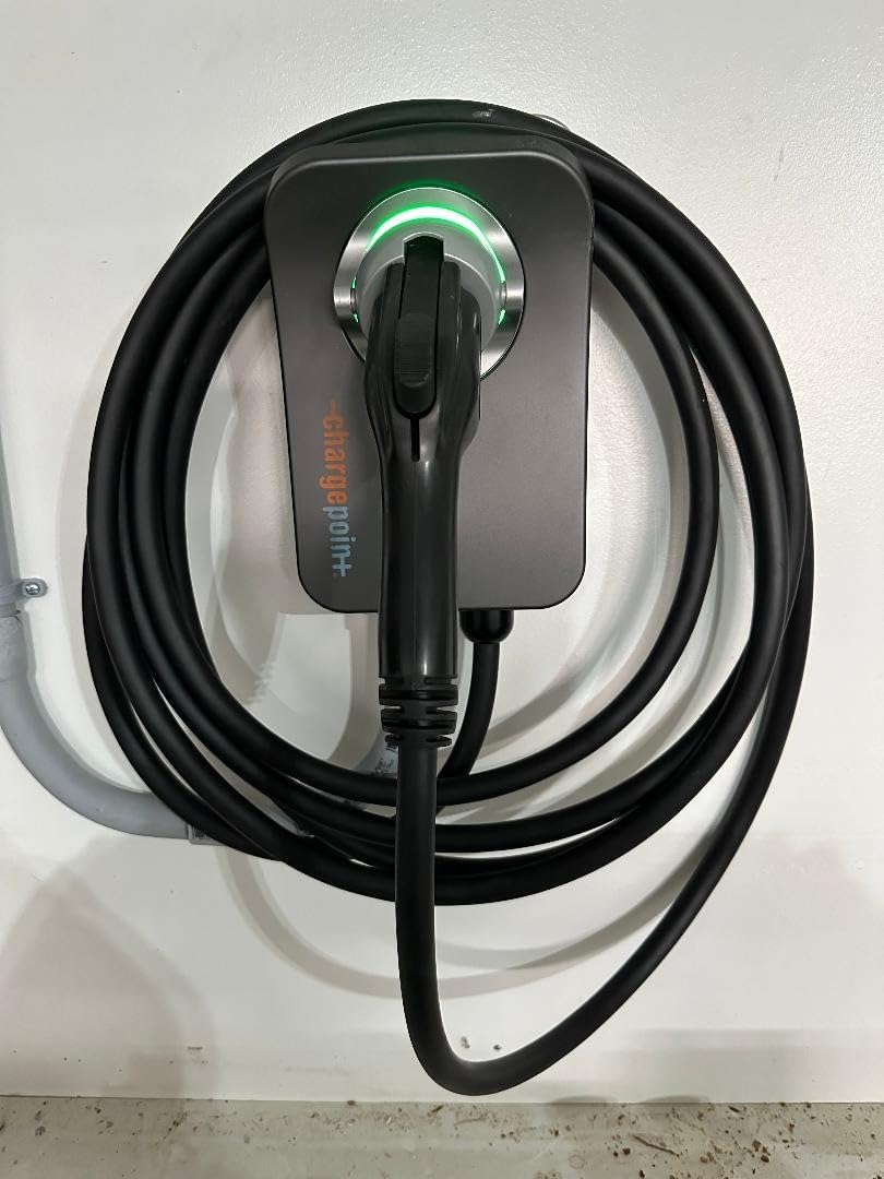 ChargePoint HomeFlex Level 2 EV Fast Charger, J1772, Smart, Hardwired, 50A | For Electric Cars, Adds Up to 37 Mi/Hr, WiFi App Control, 23-Ft Cable, Adjustable 16-50A, Indoor/Outdoor Rated, Energy Star customer photo 2