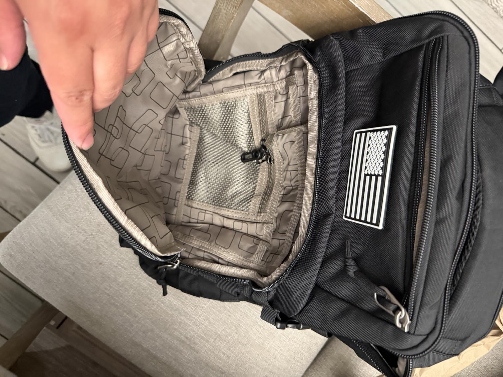Wotony Military tactical backpack, backpack for men black small tactical assault bag customer photo 1
