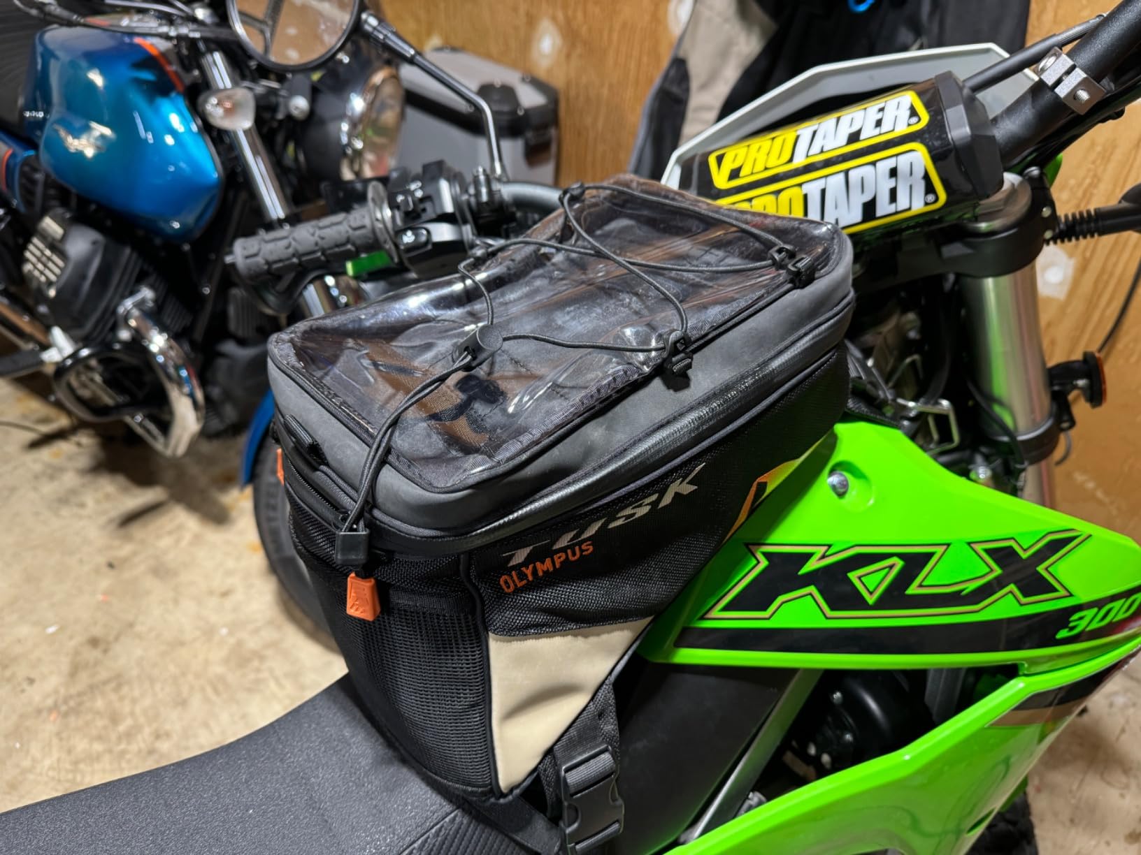 Tusk Olympus Large Tank Bag Black/Tan Durable Off-Road Motorcycle Storage Bag with Multiple Compartments and Secure Mounting customer photo 2