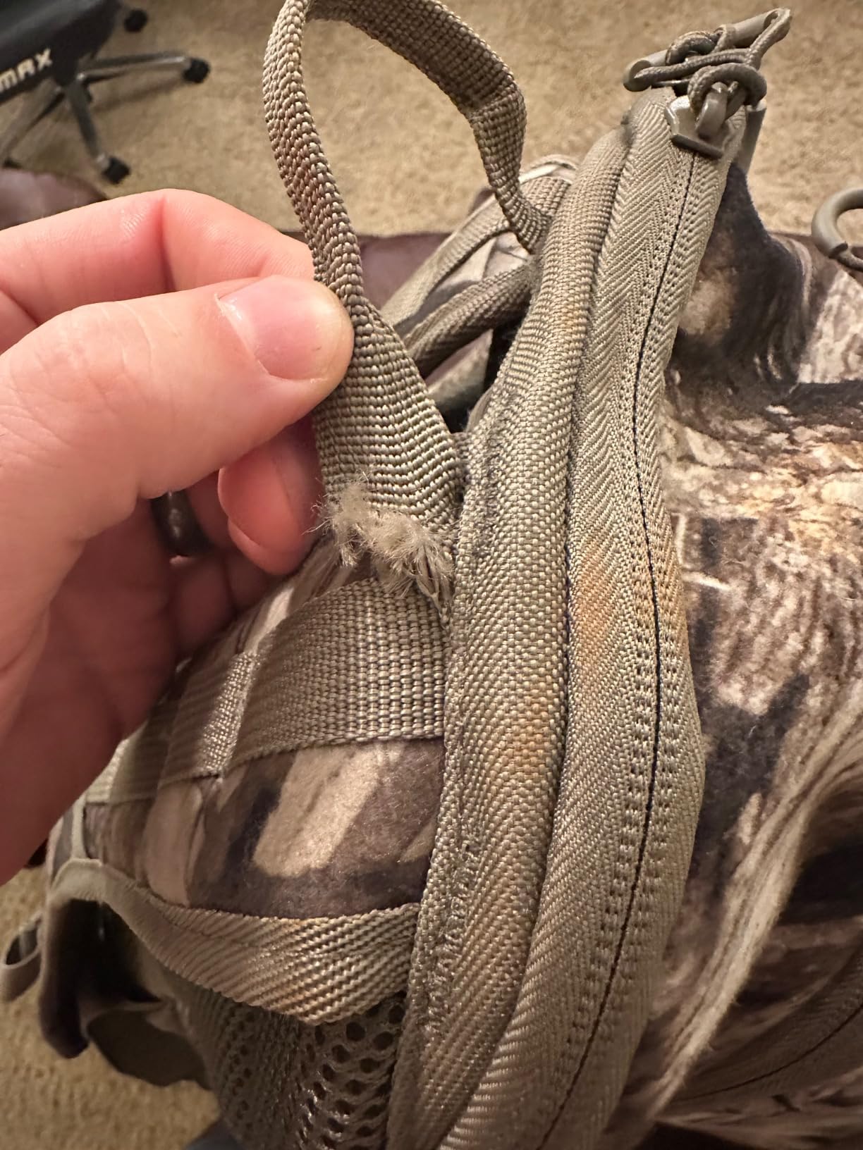 TIDEWE Hunting Backpack with Waterproof Rain Cover, 25L Hunting Pack, Durable Hunting Day Pack for Bow Rifle Gun (Next Camo G2) customer photo 1