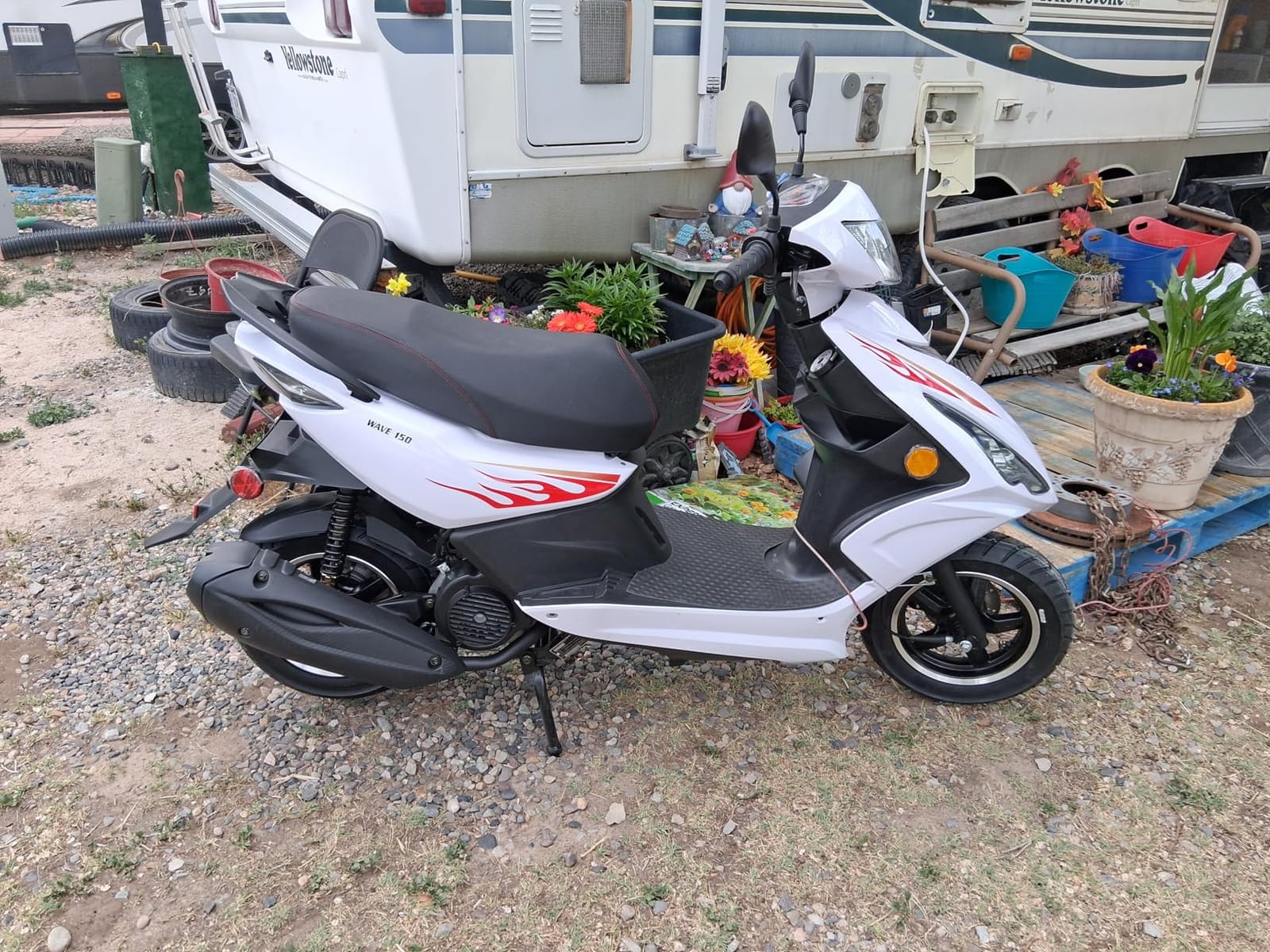 Wave 150cc Fully Automatic Gas 150cc Scooter Moped for Youth and Adult 150 cc Adult Bike Street Scooter with 10 inches Aluminum Wheels customer photo 2