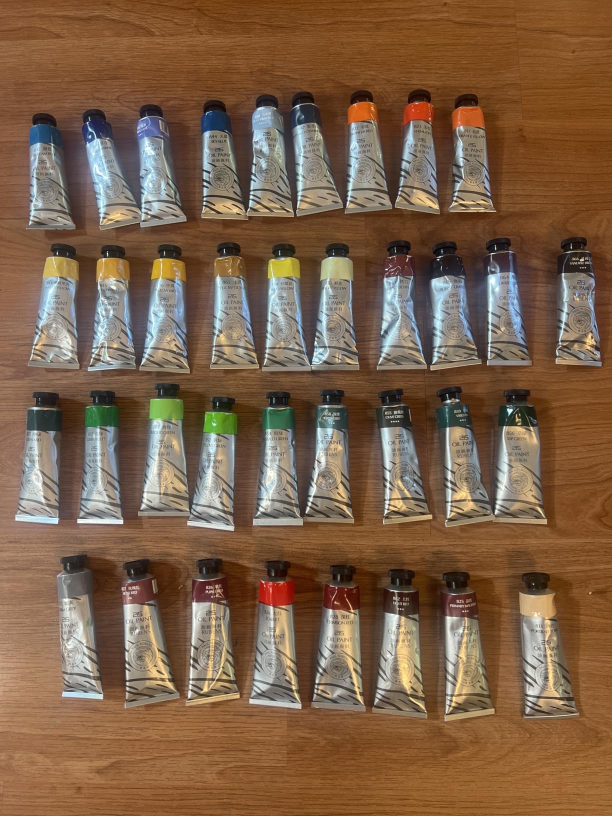 Paul Rubens Oil Paint, 20 Colors x 50ml Large Professional Tubes customer photo 2