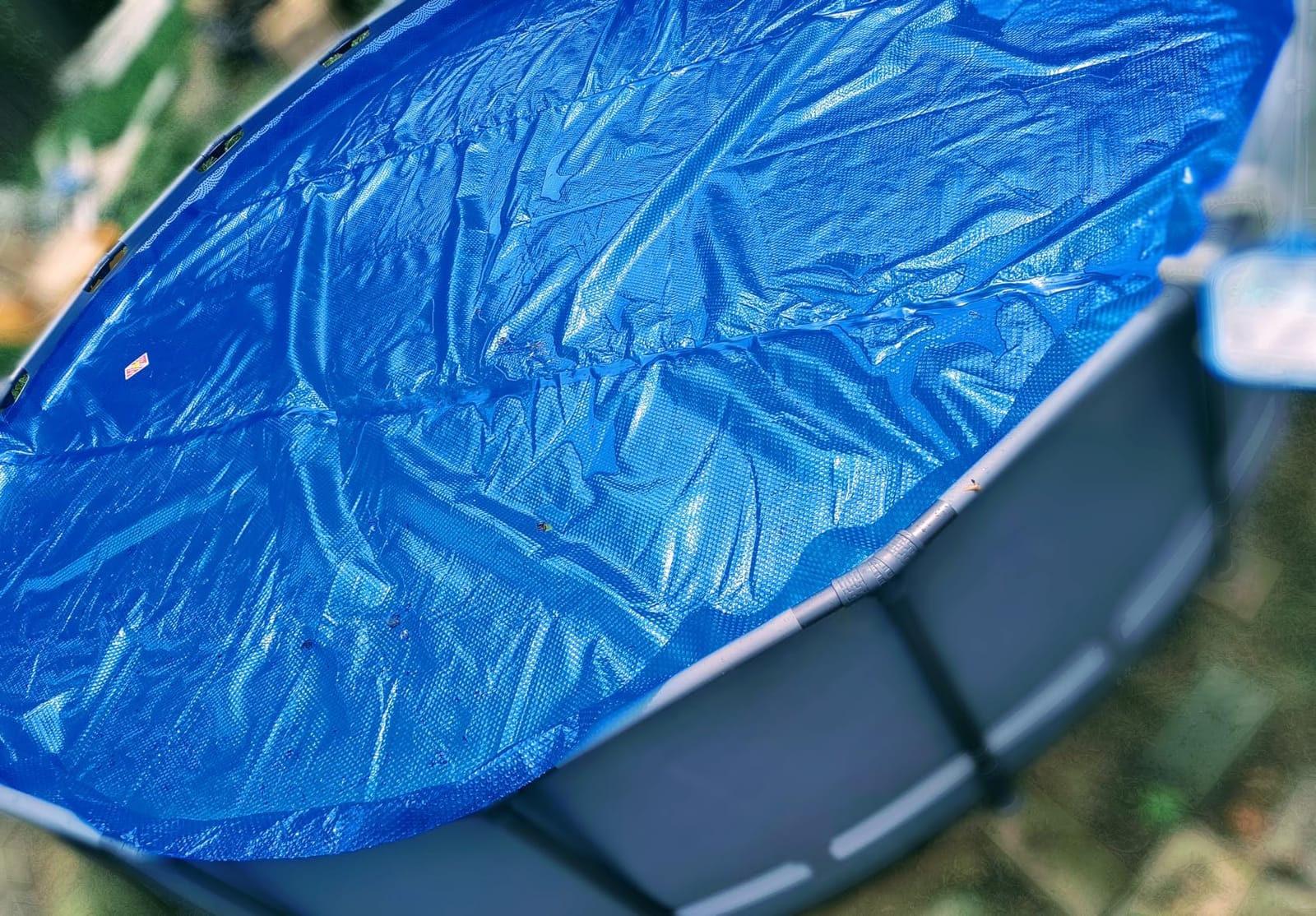 In The Swim 24' Premium Blue Round Solar Pool Cover 12 Mil | For Solar Heating Above Ground Pools and Inground Pools customer photo 1