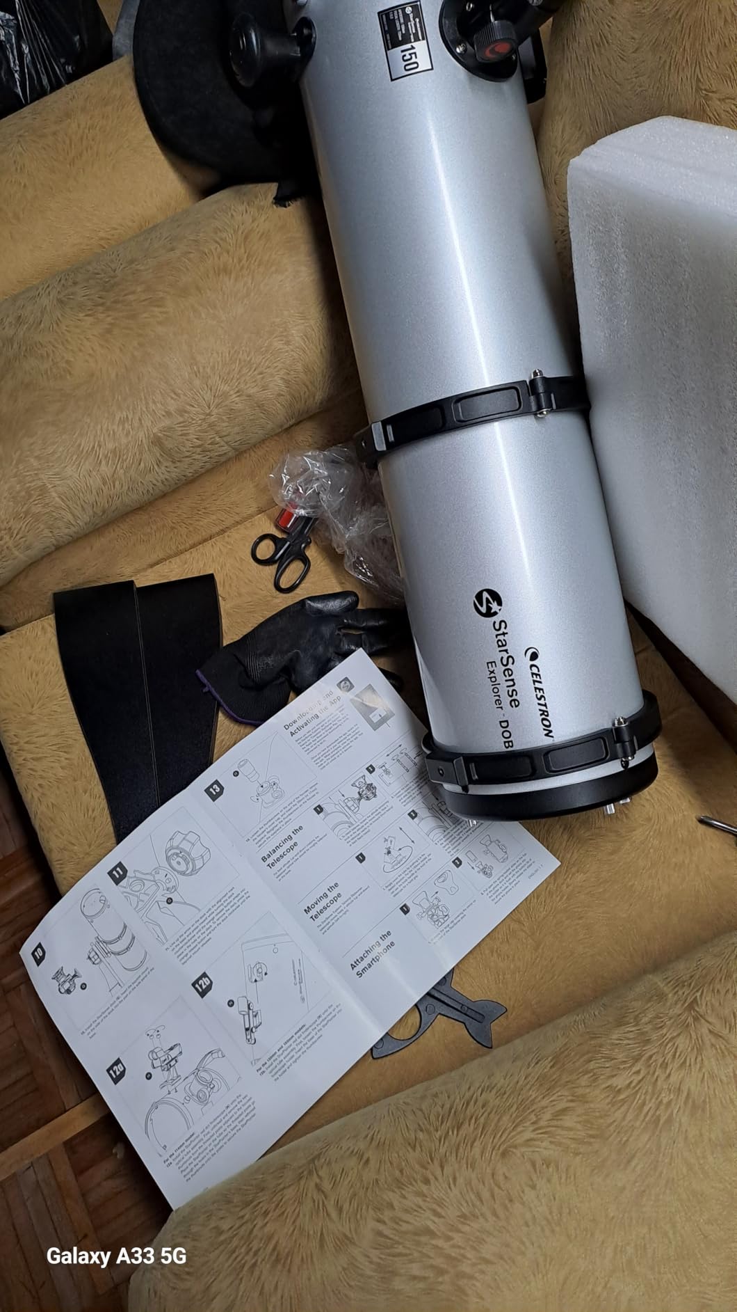 Celestron StarSense Explorer 114mm App-Enabled Tabletop Dobsonian Telescope | Smartphone-Guided Navigation, Manual Tabletop Telescope, Great for Camping & Travel, Great for All Ages, Compact & Portable customer photo 1