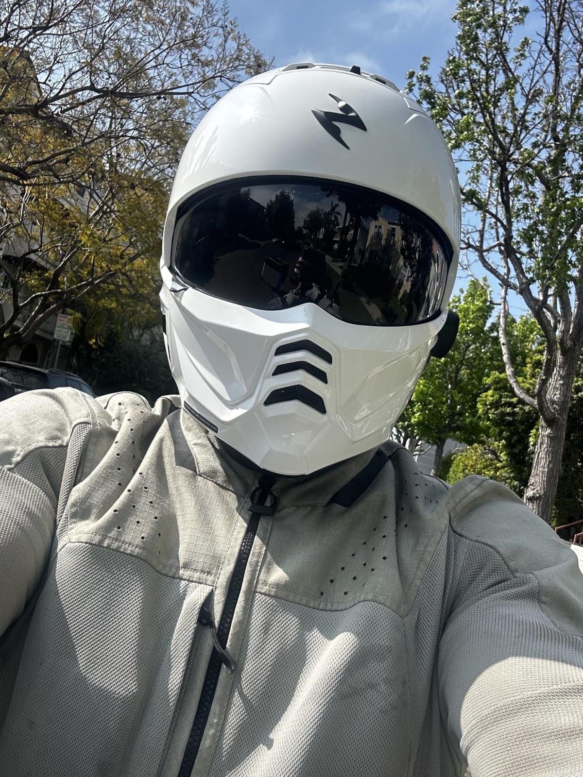 ScorpionEXO Covert 2 Open Face 3/4 Full Mode Motorcycle Helmet Bluetooth Ready Speaker Pockets Interchangeable Mouth Cover DOT Approved Solid (Matte Black - Large) customer photo 1