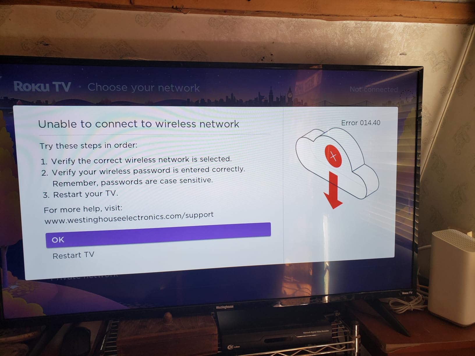 Westinghouse Roku TV - 43 Inch Smart TV, 4K UHD Television with Wi-Fi Connectivity and Mobile App, Flat Screen, Bluetooth, Compatible with Apple AirPlay, Alexa and Google Assistant customer photo 2