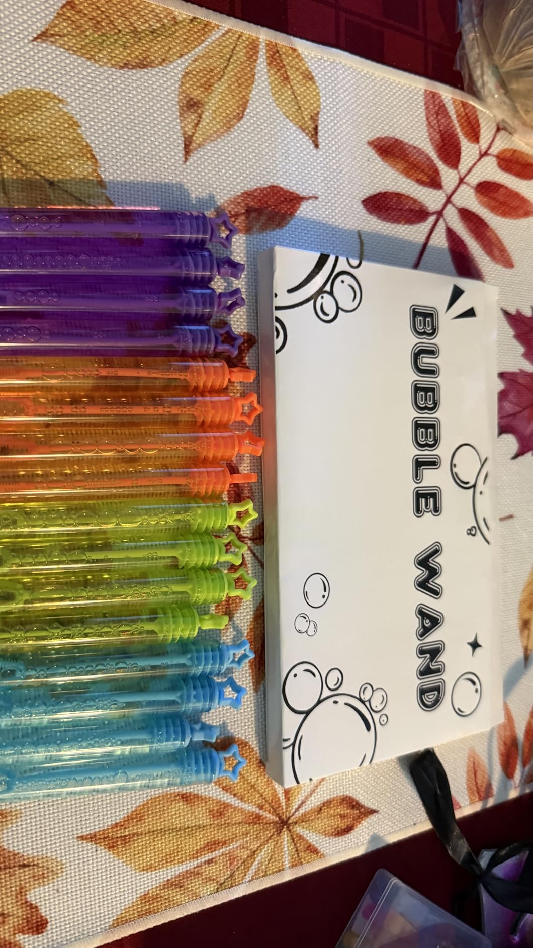 32 Pcs 8 Colors Neon Mini Star Bubble Wand, Party Favors for Kids | Bulk in Gift Box as Classroom Giveaways, Carnival Prizes, Goody Bag Stuffers, Birthday Treats, Party Supplies Toy For Toddler customer photo 1
