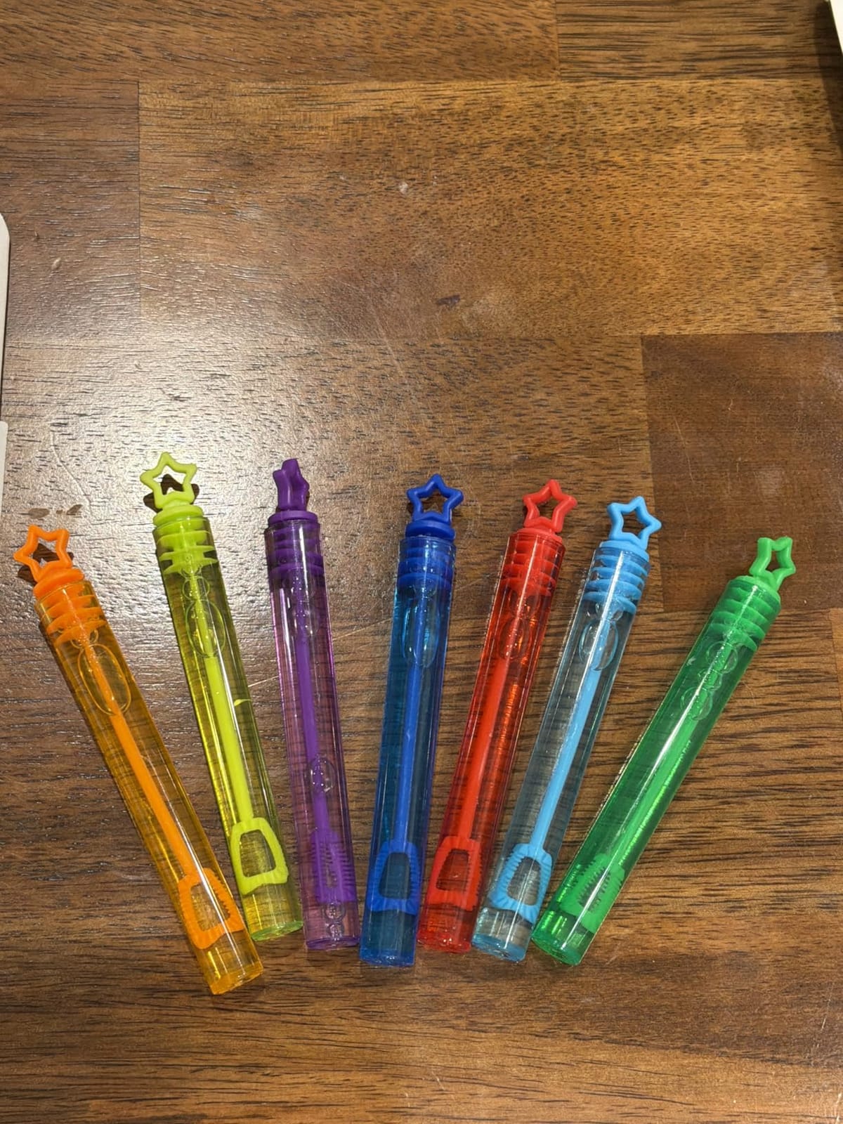 32 Pcs 8 Colors Neon Mini Star Bubble Wand, Party Favors for Kids | Bulk in Gift Box as Classroom Giveaways, Carnival Prizes, Goody Bag Stuffers, Birthday Treats, Party Supplies Toy For Toddler customer photo 2