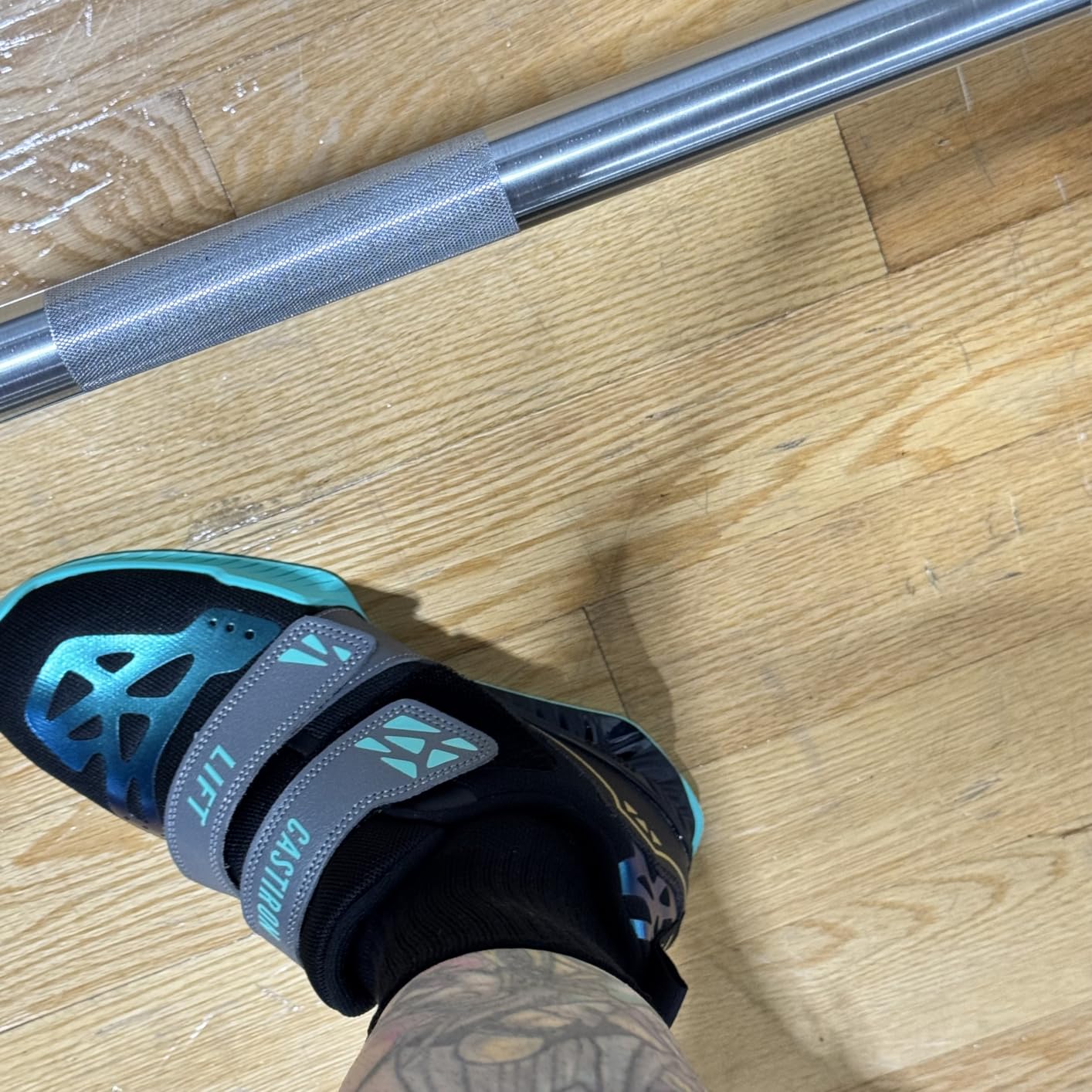 Weightlifting Shoes, Powerlifting Shoes Gym Shoes for Crossfit Lifting Footwear, Weight Lifting Shoes for Heavy Lifting Deadlifting Weight Training, Squat Shoe for Men Women customer photo 2