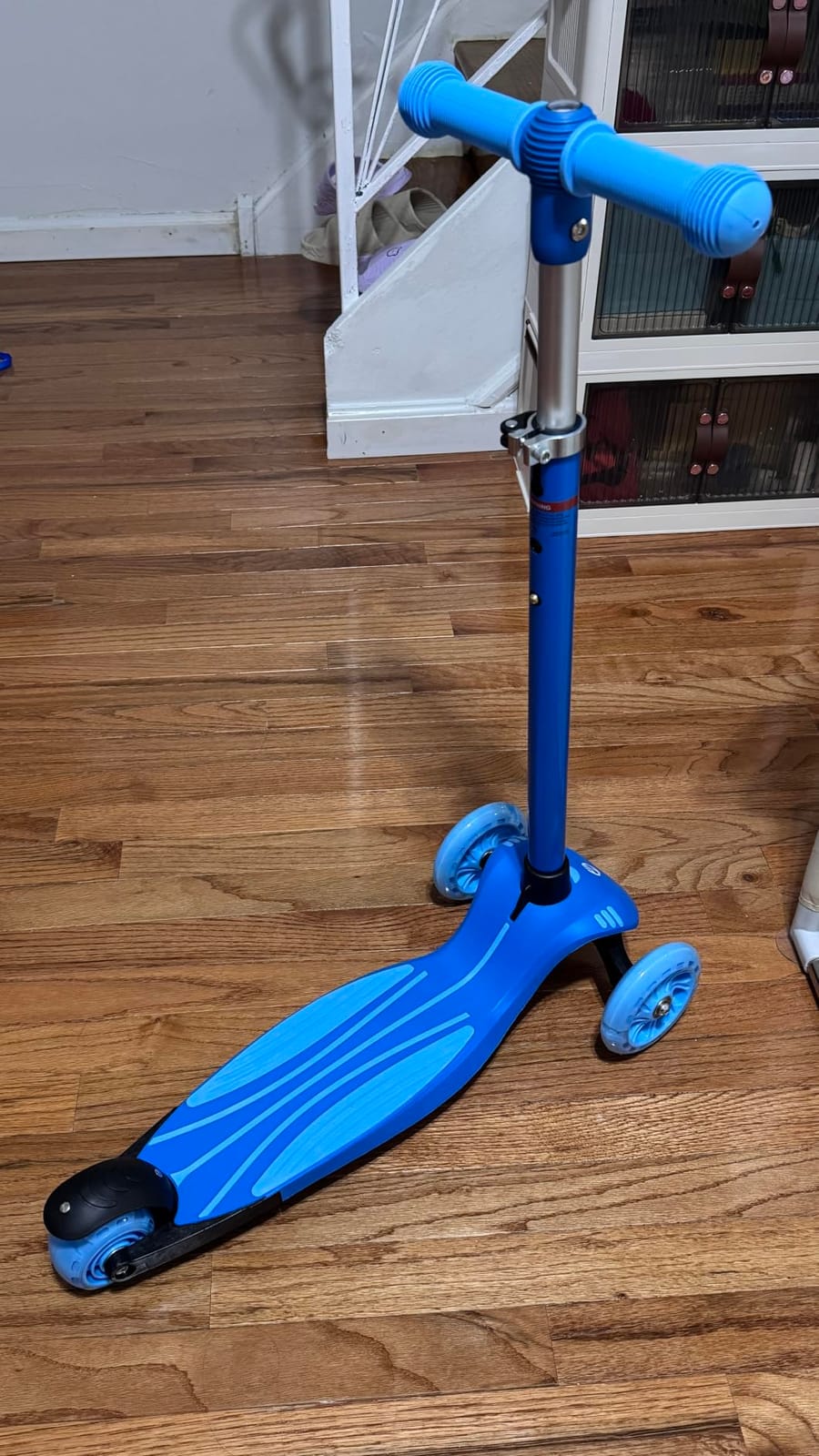 Gotrax KS1 Kids Kick Scooter, 3 Wheels for Boys & Girls 2-8, Gifts | LED Light-Up Wheels, 3 Adjustable Handlebar, Easy Assembly, Lightweight, Wide Anti-Slip Deck, Lean to Steer, Max Load 110 lbs customer photo 2