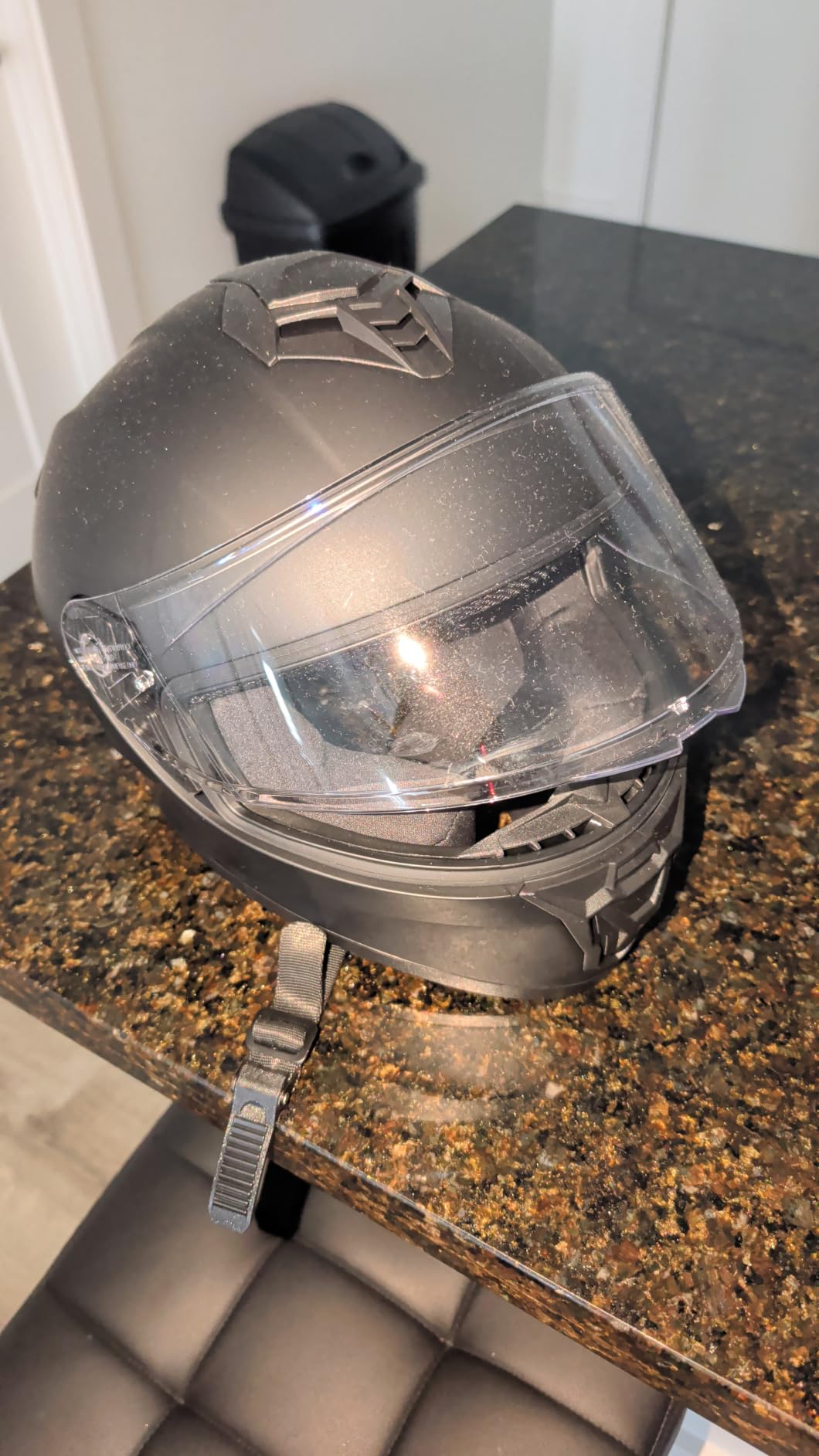 Full Face Motorcycle Helmet DOT Approved for Adult Men Women AU-T801 | Includes Clear/Tinted Visors & Storage Bag, Lightweight ABS/EPS, Visor Lock, Multi-Vent, Washable Liner, Street Bike/Racing customer photo 1
