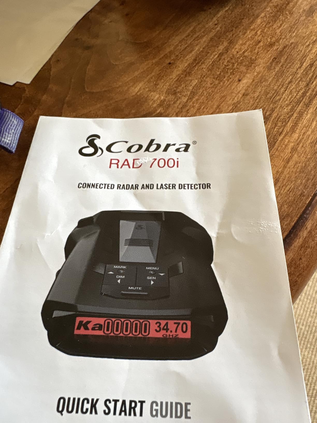 Cobra RAD 700i Laser Radar Detector, Premium Detection Range | AutoLearn Intelligence, Advanced Filtering Software, Apple CarPlay and Android Auto Compatible customer photo 2