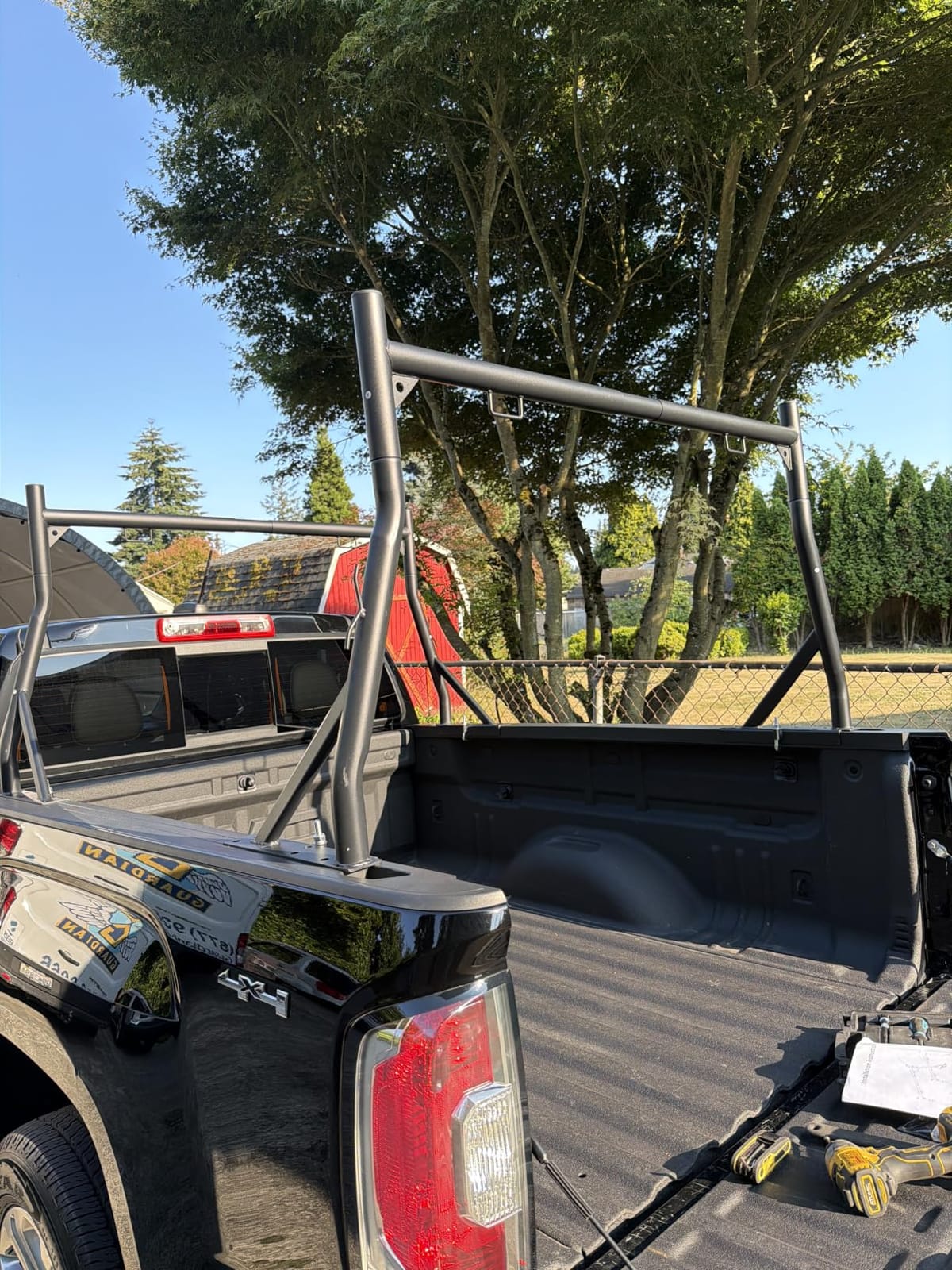 Non-Drilling Steel Truck Rack, Extendable Truck Bed Ladder Rack | Heavy Duty, Fit for 52