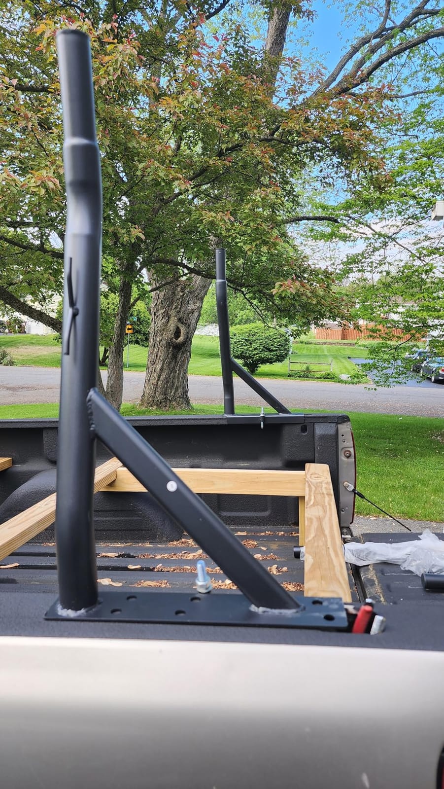 Non-Drilling Steel Truck Rack, Extendable Truck Bed Ladder Rack | Heavy Duty, Fit for 52