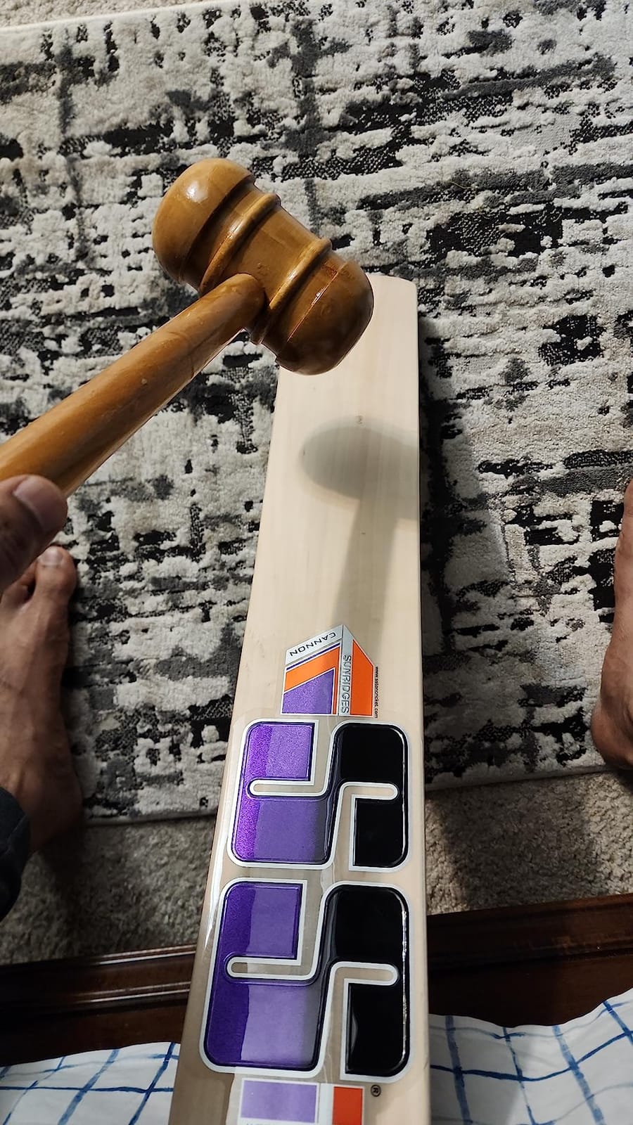 SS Cannon Kashmir Willow Cricket Bat customer photo 2