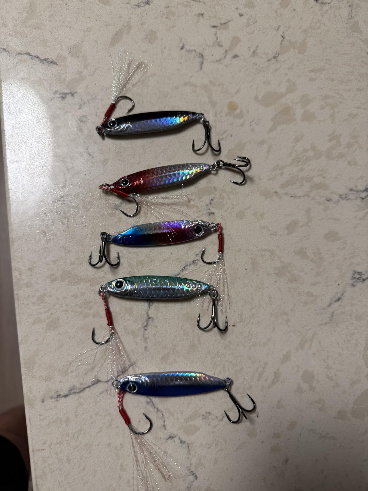 Tripquips Saltwater Jigs Fishing Lures with Ultra-Sharp Hooks, Saltwater Spoon Lure for Tuna Salmon Grouper, Sea Fishing Jigging Lure, Trolling Spoon for Bass Fishing customer photo 2