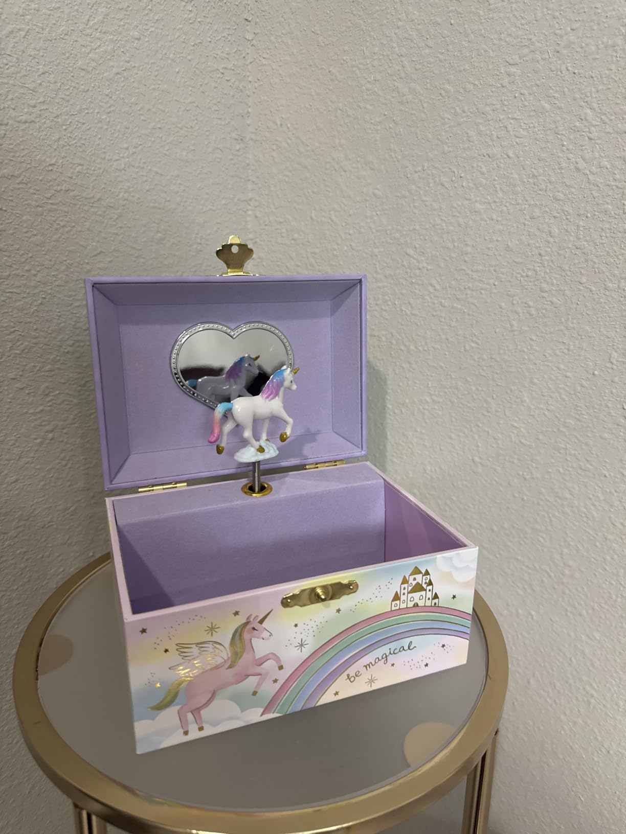 Giggle & Honey Musical Unicorn Jewelry Box for Girls customer photo 1