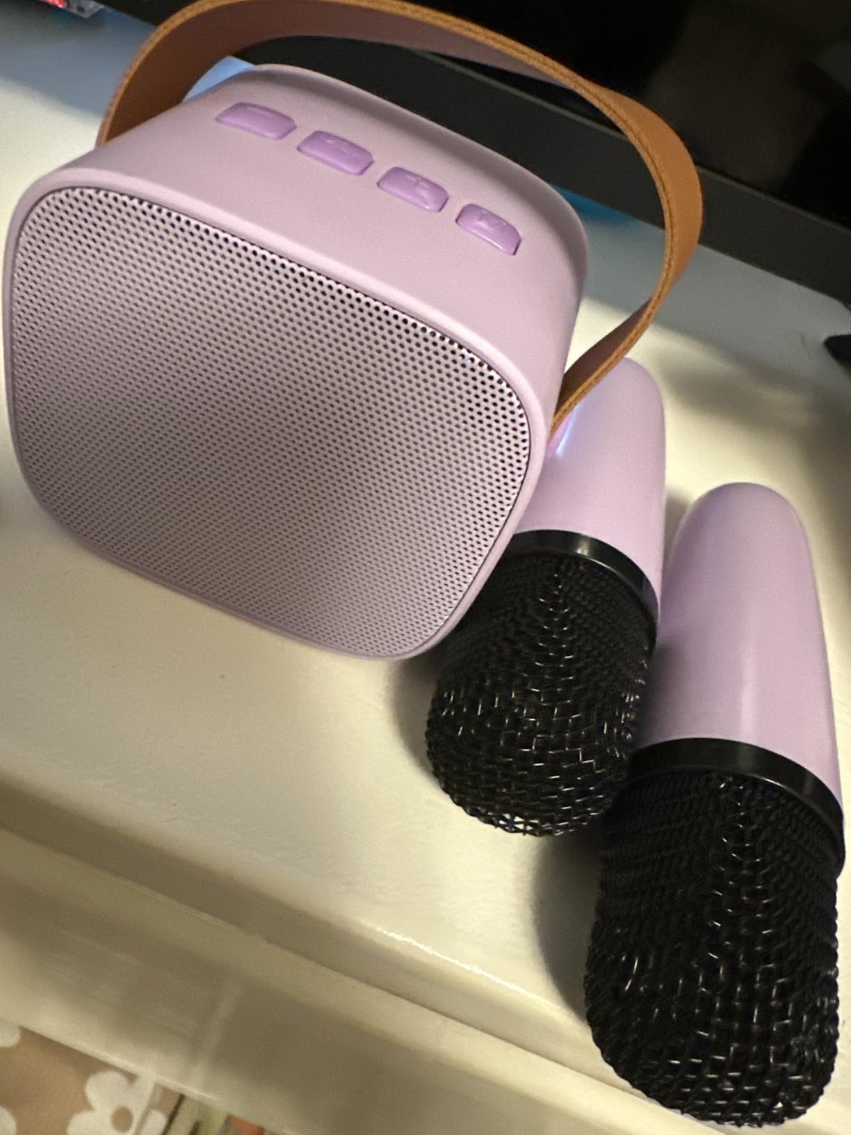 YLL Karaoke Machine for Kids,Birthday Gifts for Girls 3 4 5 6 7 8+Years Old customer photo 2