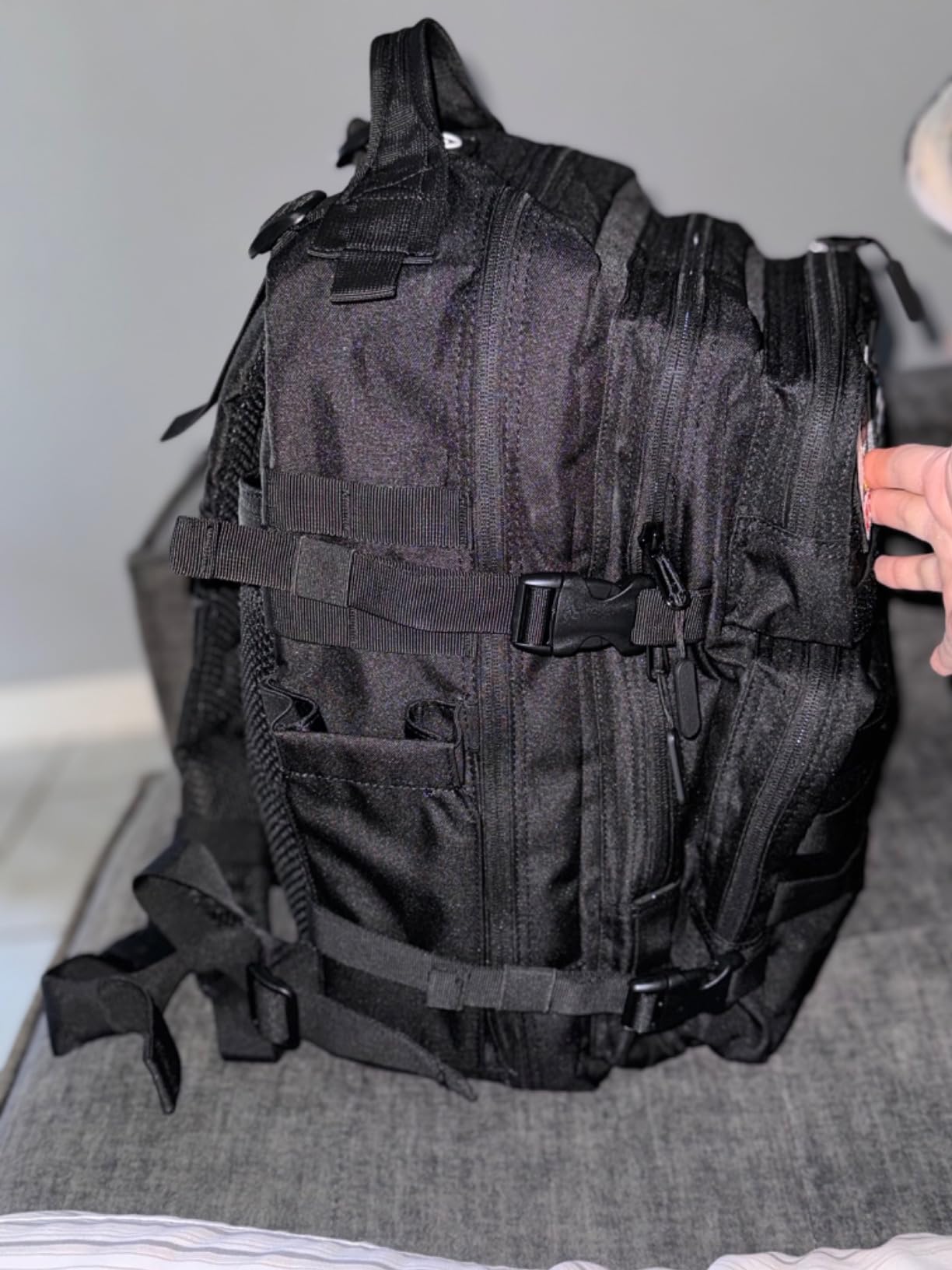 WOLFpak 35L Athletic Gym Backpack - Durable 1000D Waterproof Oxford Material with MOLLE Webbing, Laptop Pocket customer photo 1
