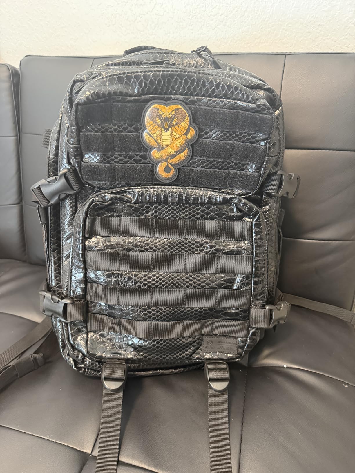 WOLFpak 35L Athletic Gym Backpack - Durable 1000D Waterproof Oxford Material with MOLLE Webbing, Laptop Pocket customer photo 2