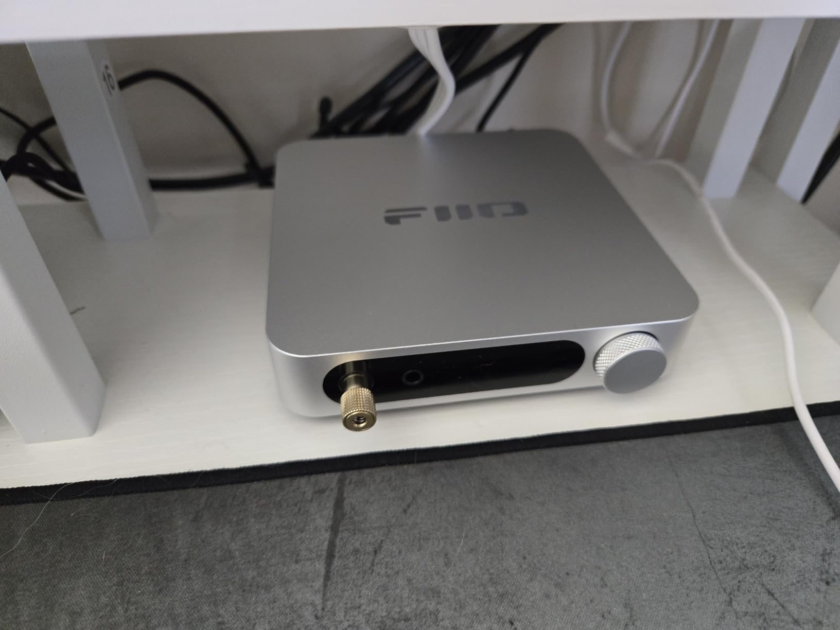 FiiO K11 DAC and Headphone Amplifier for Home Audio or PC, 6.35mm and Balanced 4.4mm, RCA, Coaxial, Optical, 1400mW, 384kHz/24Bit DSD256 (Black) customer photo 1