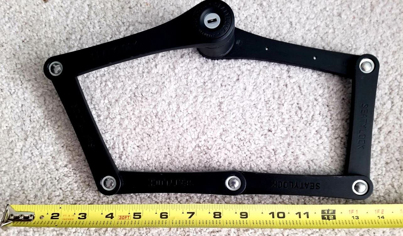 Seatylock FoldyLock Compact Lightweight Patented Folding Bike Lock 33.5 in | Award Winning Smart Secure Guard High Security Bicycle Lock, Heavy Duty Anti Theft with Keys & Case for Bikes or Scooters customer photo 1