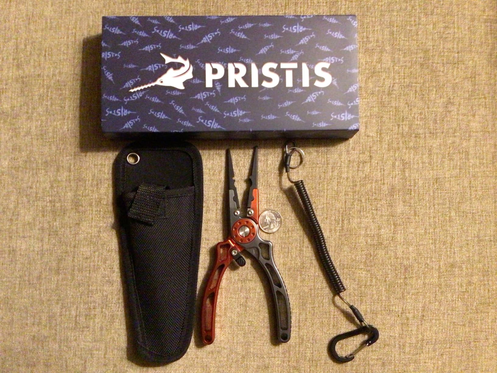 Pristis UTA II Fishing Pliers, Multi-Function Split Ring Hook Remover Gear | Saltwater Resistant Teflon Coated Locking Line Cutter, Stainless Steel Top & Aluminum Body Tool Kit customer photo 2