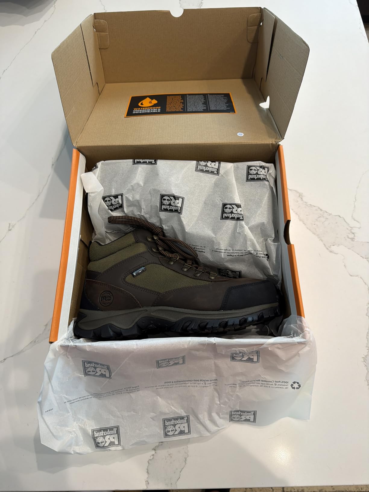 Timberland PRO Men's Keele Ridge Steel Safety Toe Waterproof Industrial Hiking customer photo 2