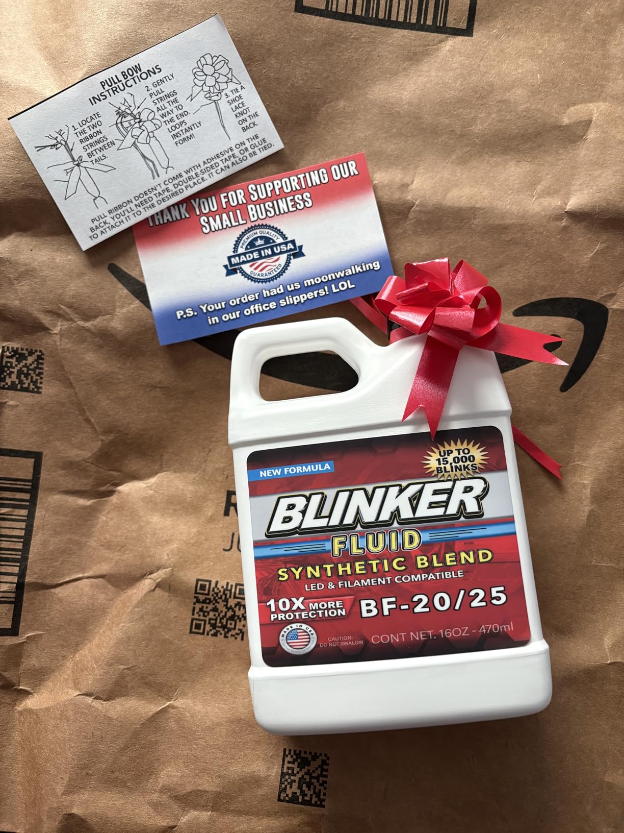 Jergrim Blinker Fluid, Funny Gag Gifts, Great for White Elephant Gift for Adult, Men & Women Christmas Secret Santa, Mechanic, Novelty, Car Guy, Prank, Gifts for Person who has Everything or Want Nothing customer photo 1