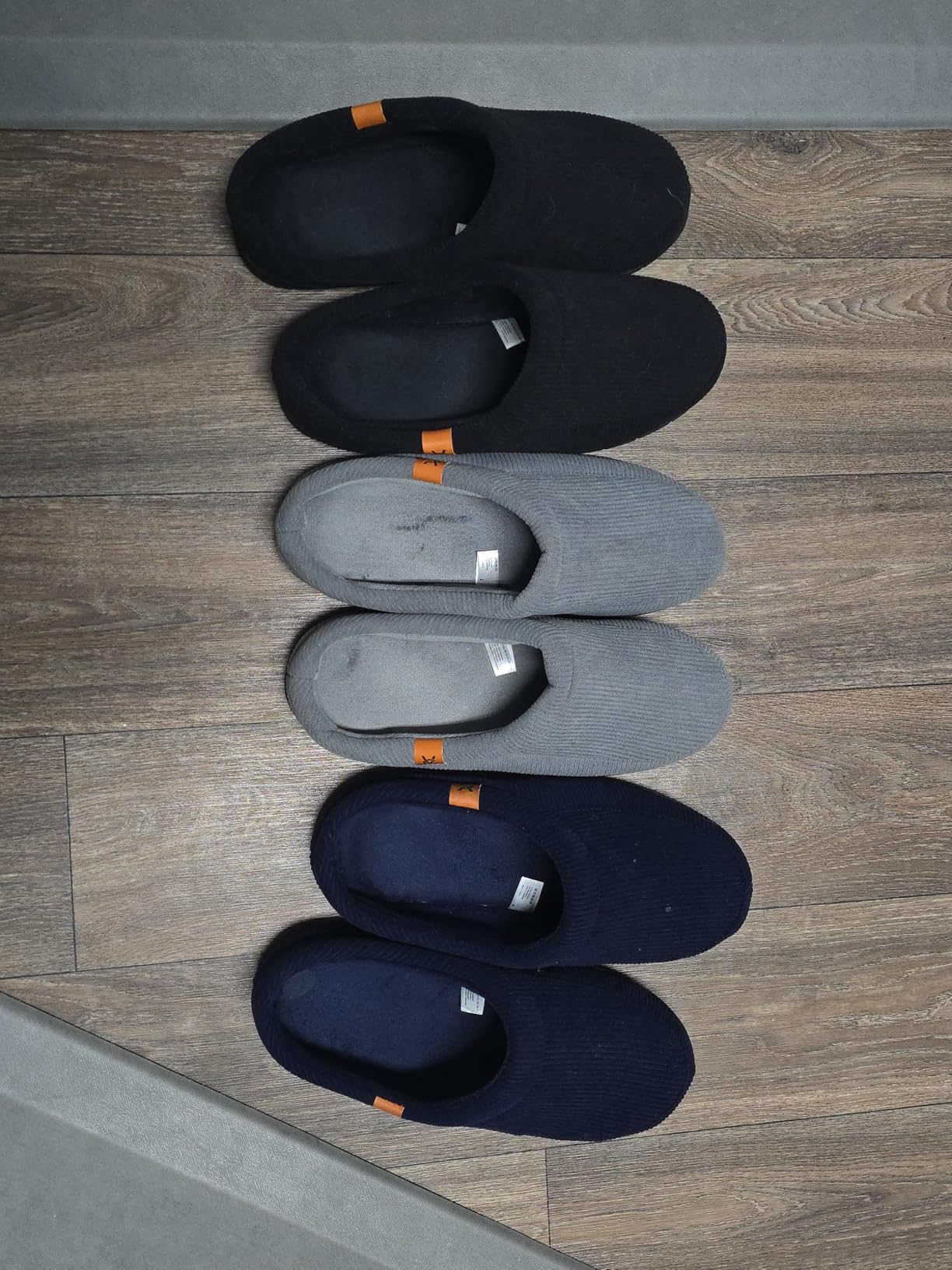 VeraCosy Men's Memory Foam Slippers Comfy Durable Moccasin House Shoes | Birthday Gifts, Soft, Slip-on, Supportive, Breathable, Machine-Washable, Indoor Outdoor customer photo 2