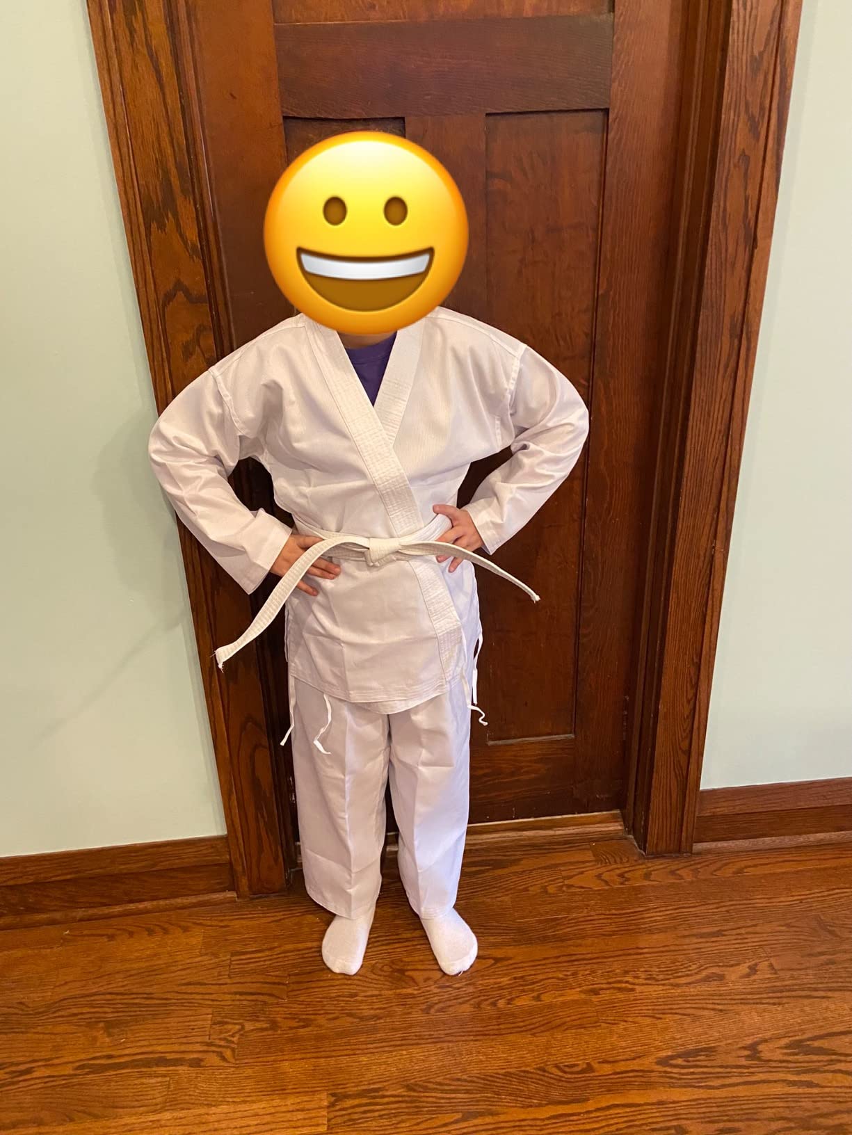 Karate Uniform Gi with Belt Sets for Kids Youth Adults Students Martial Arts Trainning Karate Suit Sets customer photo 1
