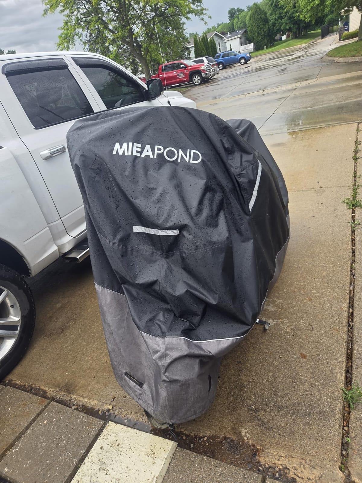 Motorcycle Cover for Harley Davidson Touring Models Road King, Road Glide, Street Glide, Electra Glide, Heritage Classic, Low Rider and More - Waterproof Motorcycle Cover Outdoor Storage customer photo 1