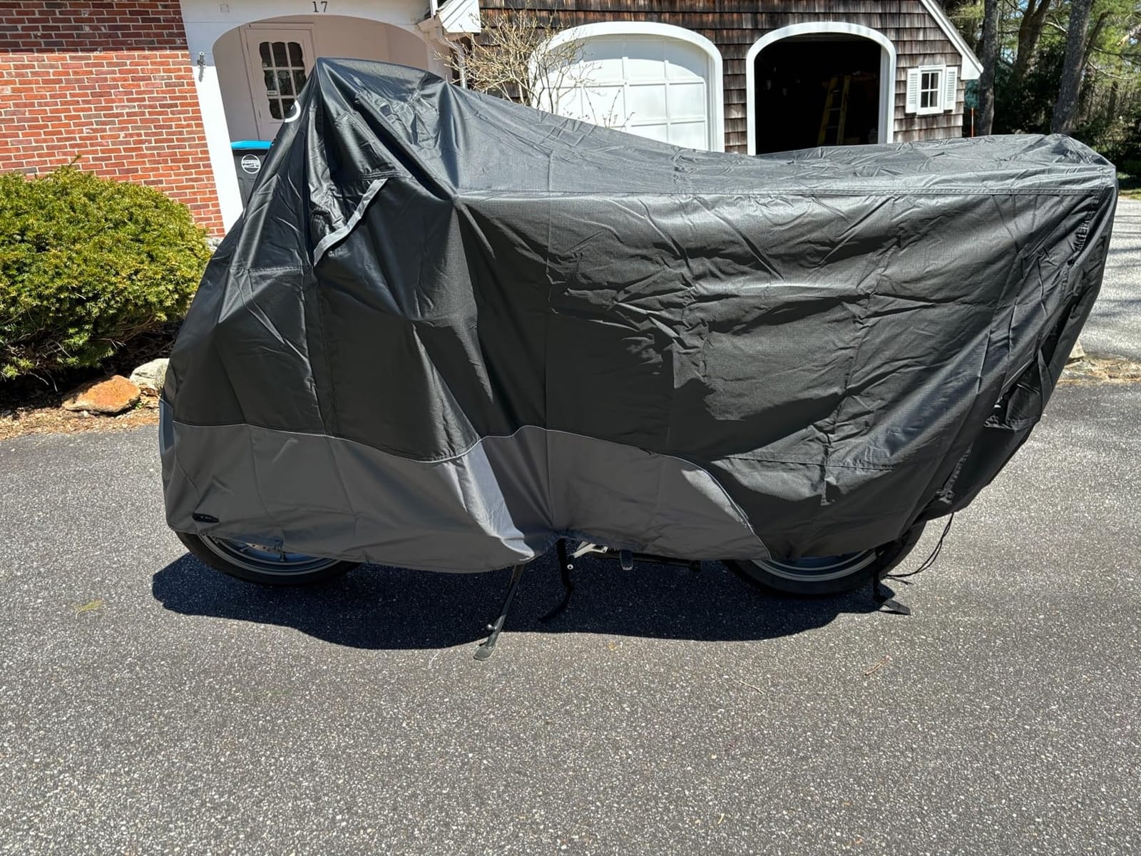 Motorcycle Cover for Harley Davidson Touring Models Road King, Road Glide, Street Glide, Electra Glide, Heritage Classic, Low Rider and More - Waterproof Motorcycle Cover Outdoor Storage customer photo 2