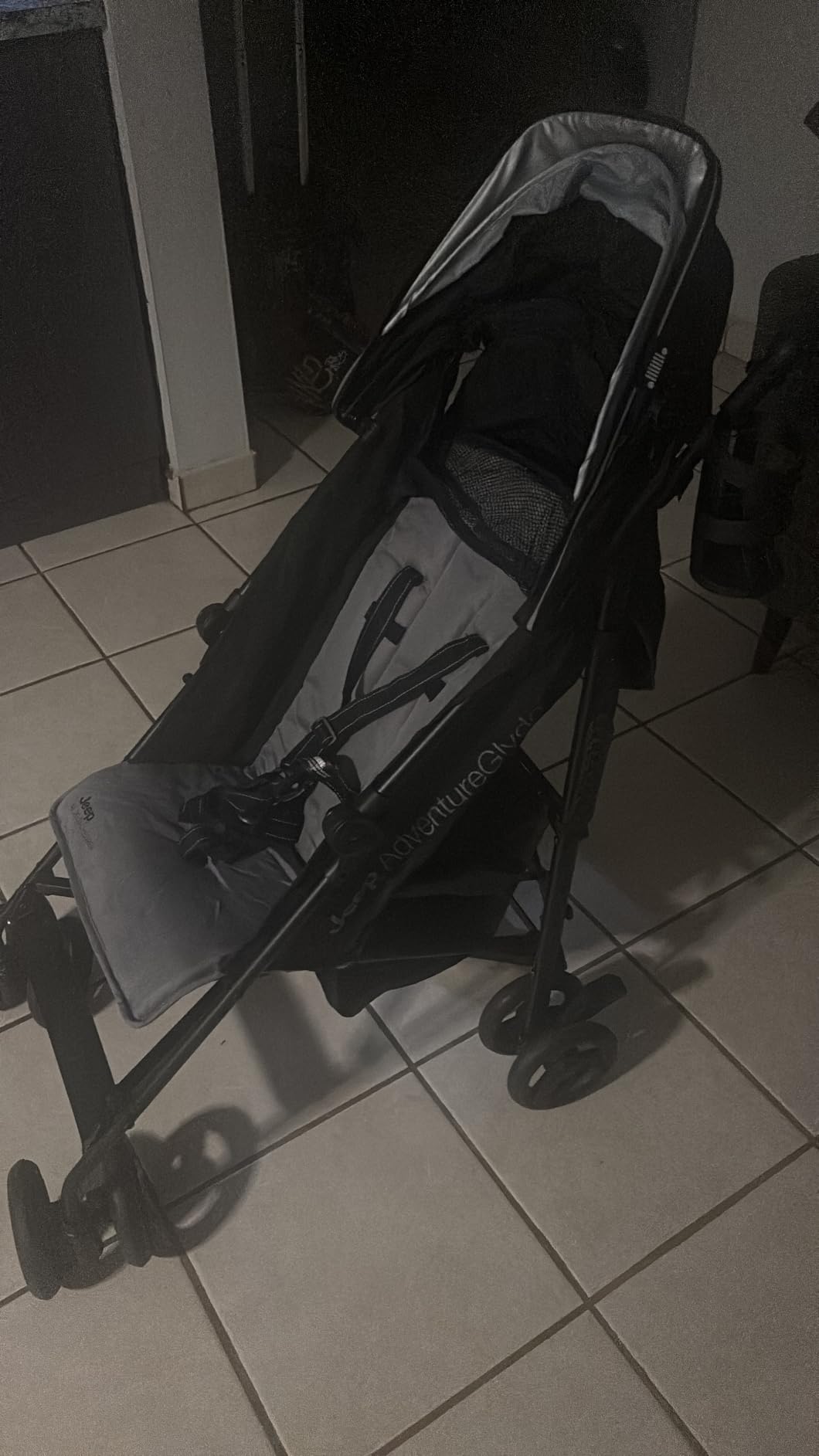 Jeep PowerGlyde Stroller by Delta Children Lightweight Travel Stroller with Smoothest Ride & Compact Fold, 3-Position Recline, Extra Large Storage Basket, Olive Green customer photo 2