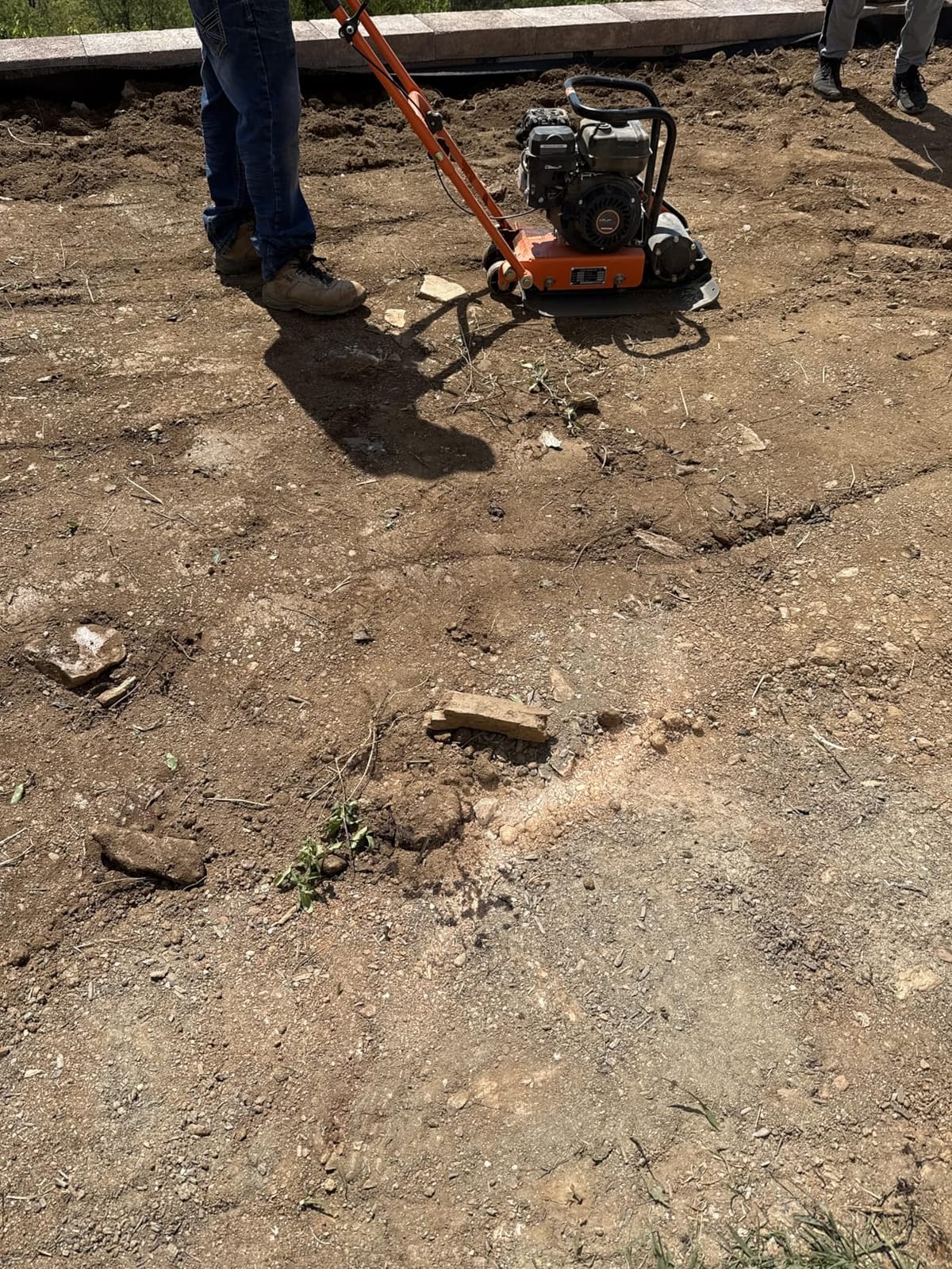 VEVOR Plate Compactor, 6.5 HP 196cc Gas Engine, 2360 lbs Compaction Force | 22.1 x 15.9 in Plate, Heavy-Duty 5600 VPM Power Jumping Jack Vibratory Tamper for Walkways, Asphalt, Pavers, and Landscaping customer photo 2