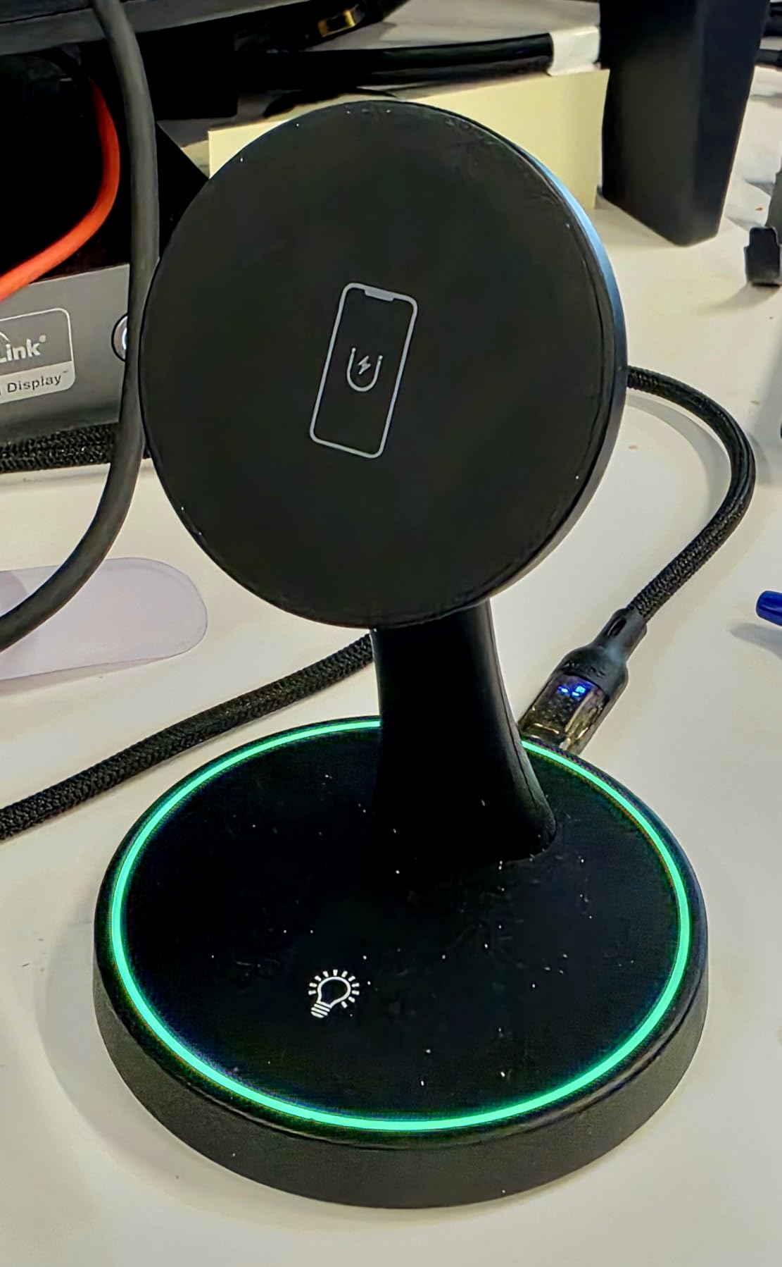 Magnetic Wireless Charger Stand 15W Fast Mag-Safe Charger for iPhone customer photo 2