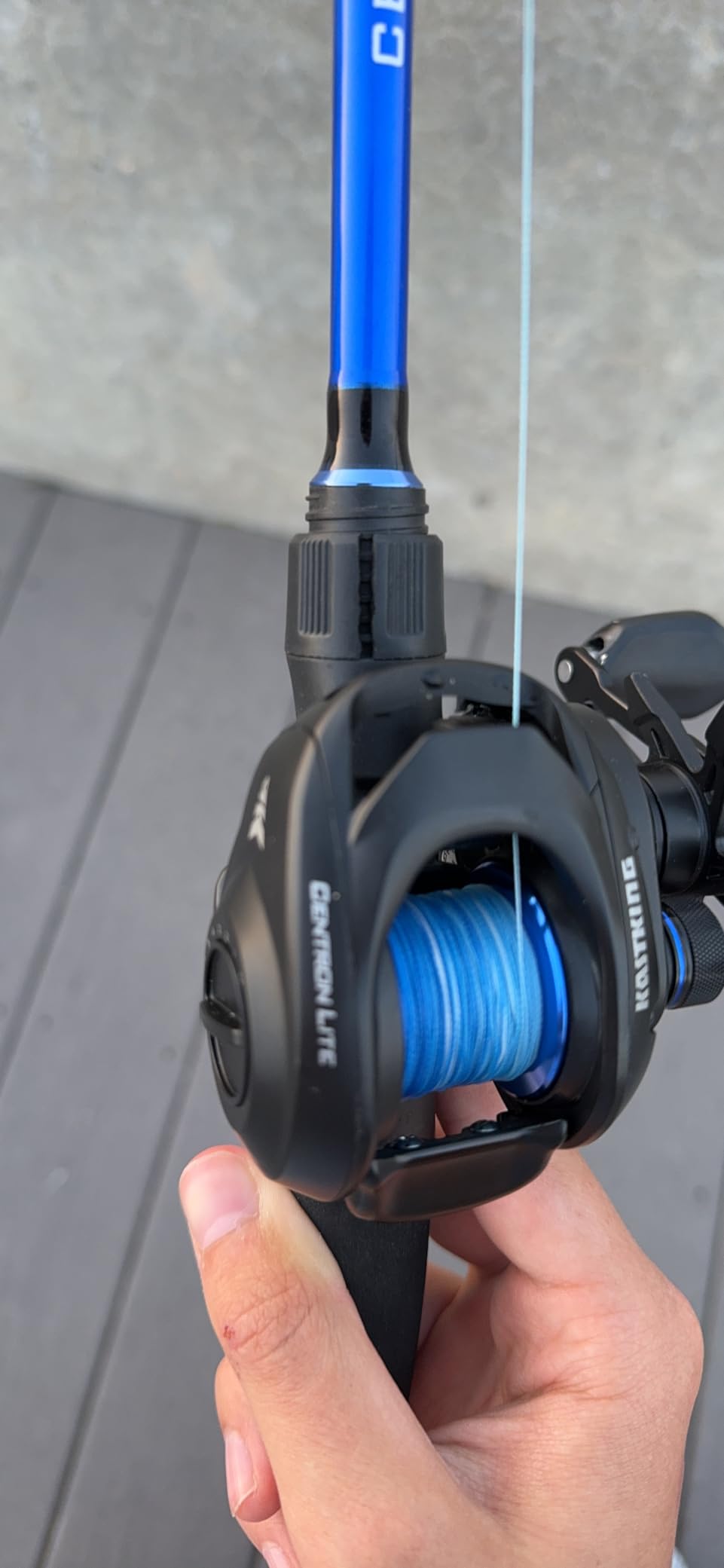 KastKing Centron Fishing Rod and Reel Combo, Baitcaster & Spinning Combo | 2-Piece Rod Blanks, Stainless Steel Guides with Ceramic Rings, EVA Handle with Fighting Butt, Freshwater Fishing customer photo 2