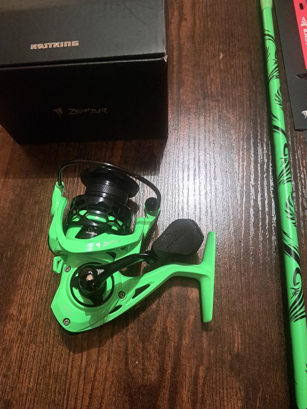 KastKing Zephyr Dual-Tip Baitcaster & Spinning Fishing Rod and Reel Combo | Dual Tips Section for Different Powers, IM6 Graphite Blank, Halo XII 10-Level Brake, Precision Brass Gears, Sensitive & Powerful customer photo 2