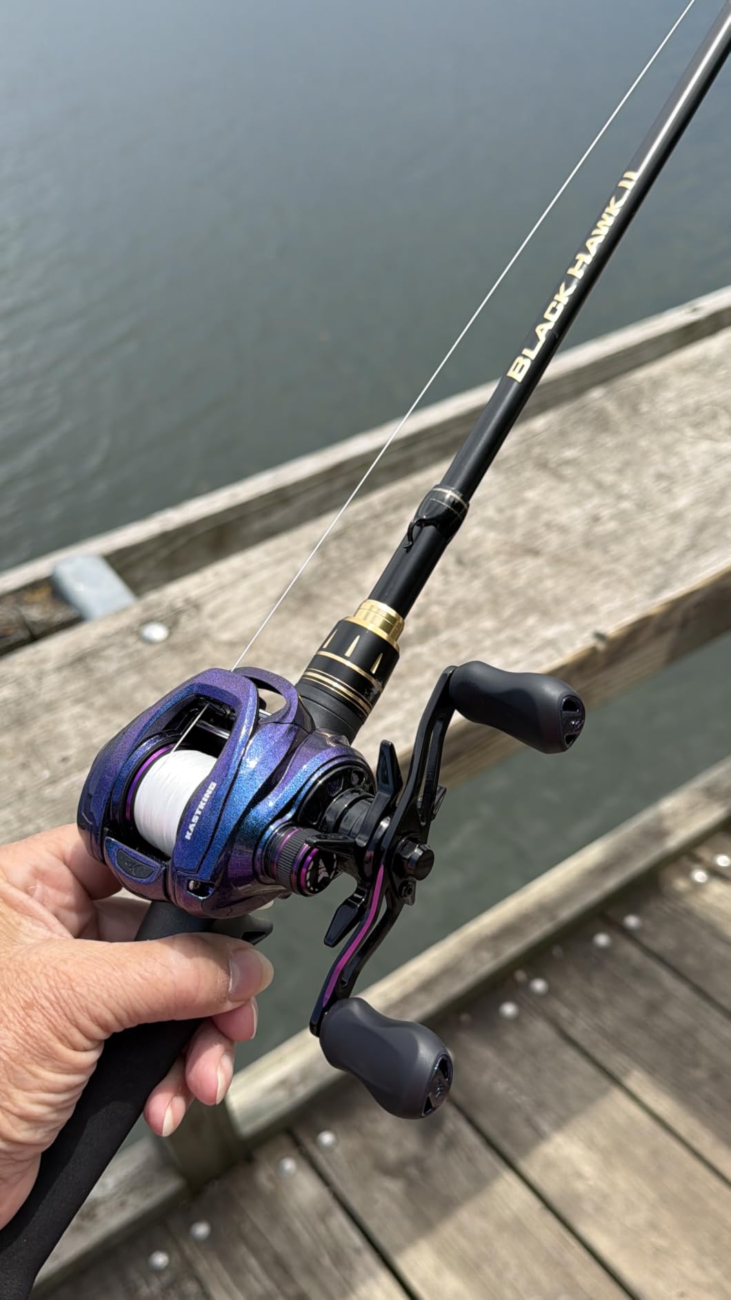 KastKing Royale Legend Pro Baitcasting Fishing Reels with 8.0:1 Gear Ratio | Max Drag: 16 lb, 11+1 BB, 5.5 oz, Carbon Fiber Frame, AutoMag Dual Braking System, Arch Resistance Control customer photo 2