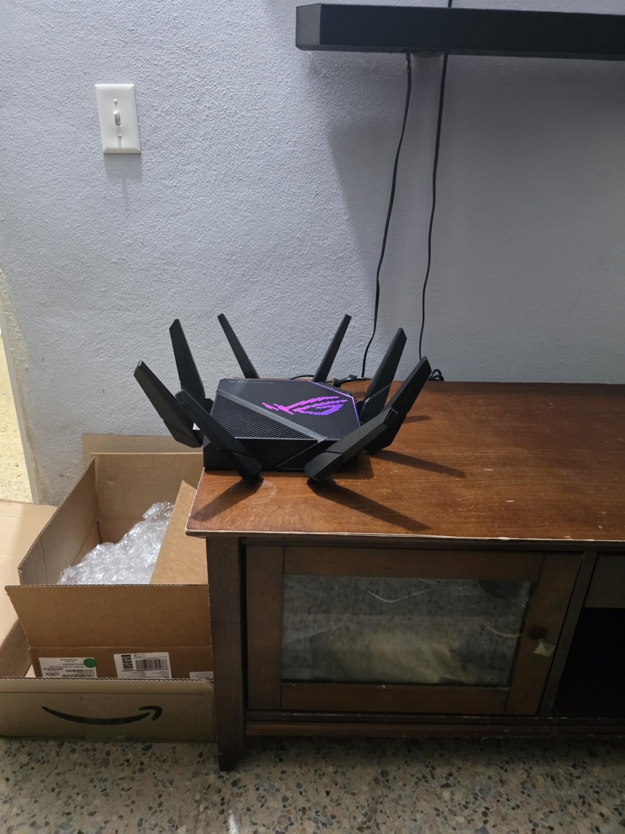 ASUS ROG Rapture GT-AX11000 Pro Tri-Band WiFi 6 Extendable Gaming Router, 10G & 2.5G Ports, ASUS RangeBoost Plus, Triple-Level Game Acceleration (Renewed) customer photo 1
