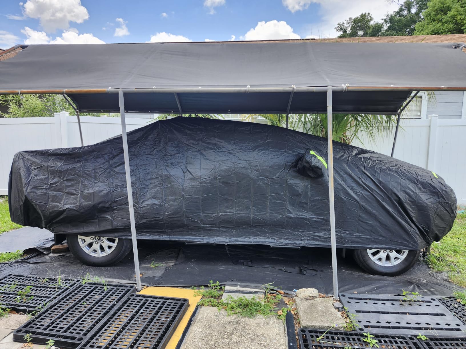 Car Cover Custom Fit for Ford Mustang 1994-2026, for Chevy Camaro 2010-2026, Waterproof All Weather Full Exterior Cover Rain Hail Sun Protector Car Cover with Door Zipper customer photo 1