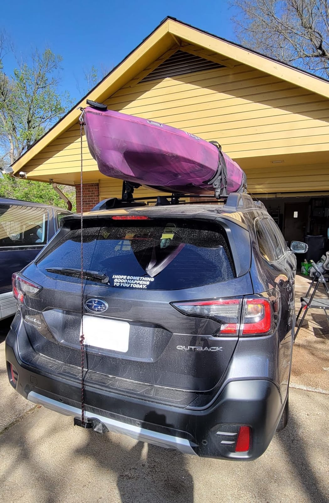 BougeRV Crab Kayak Roof Rack Saddles Roof Mounting Kit 2 Pairs 150LBS, Fits Most Car customer photo 2