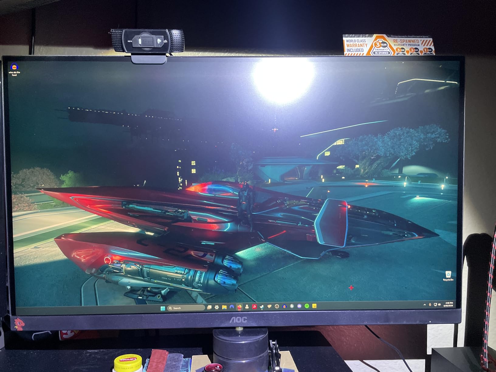 AOC 27 Inch Gaming Monitor 2K QHD 180Hz VA 1ms HDR, Q27G4XN | 2560×1440 Computer Monitor, Adaptive Sync, DP 1.4, HDMI 2.0, Height Adjustable, Earphone Out, VESA, 3-Year Zero-Bright-Dot customer photo 2